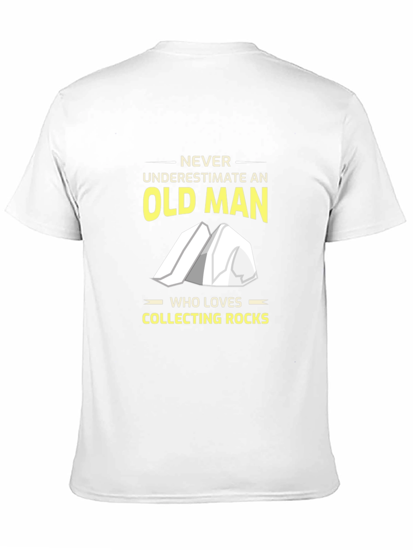 Rock Collecting Old Man T-Shirt
