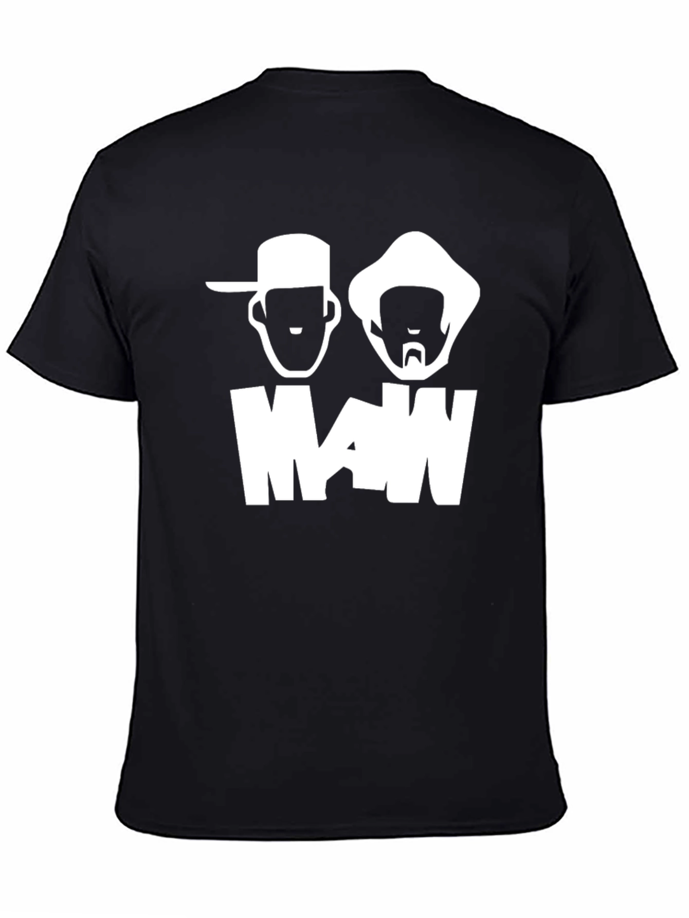 Man T-Shirt - Black Graphic Tee