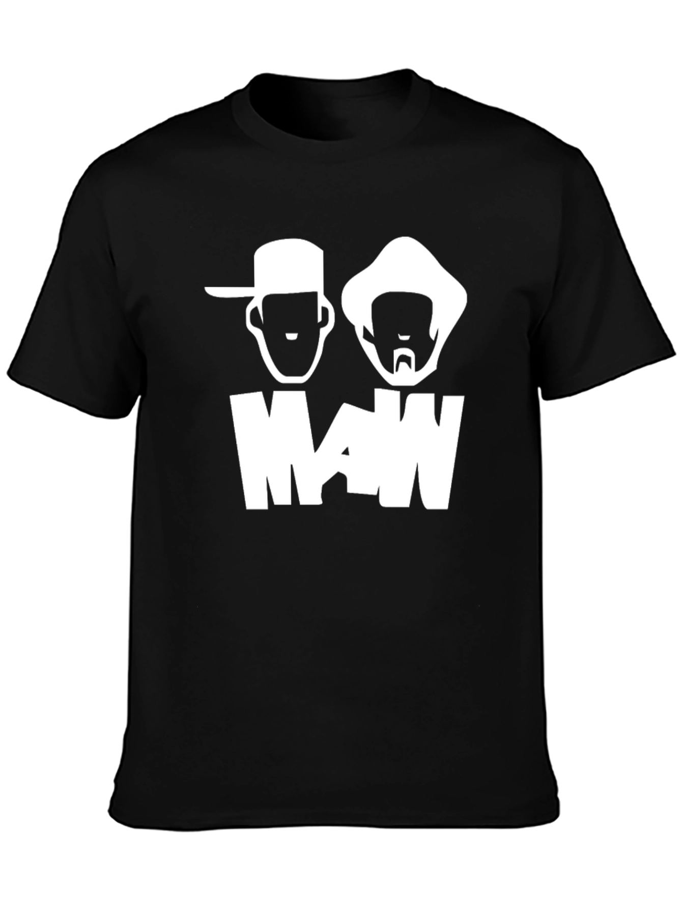 Man T-Shirt - Black Graphic Tee