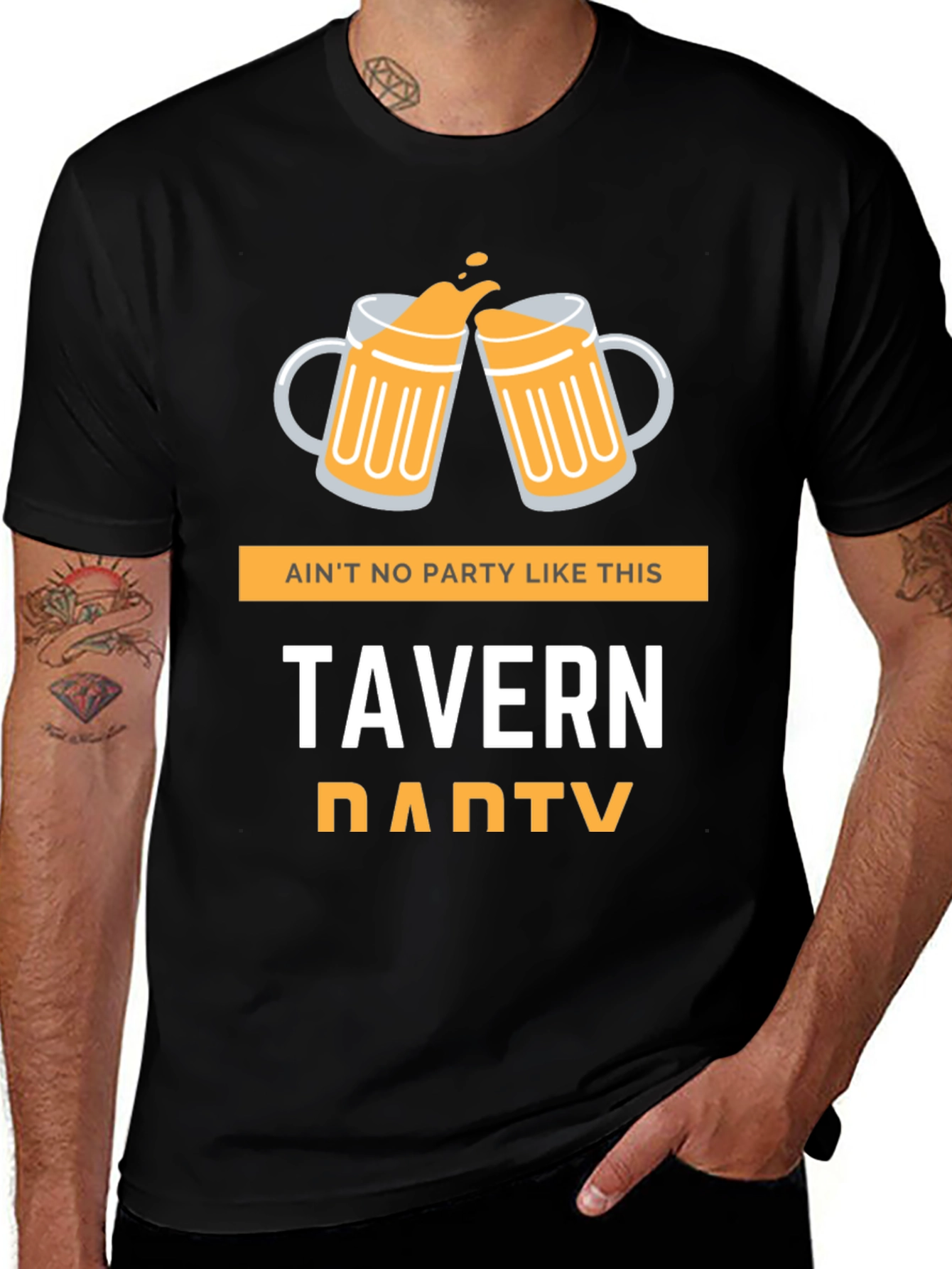 Tavern Party T-Shirt - Cheers Graphic