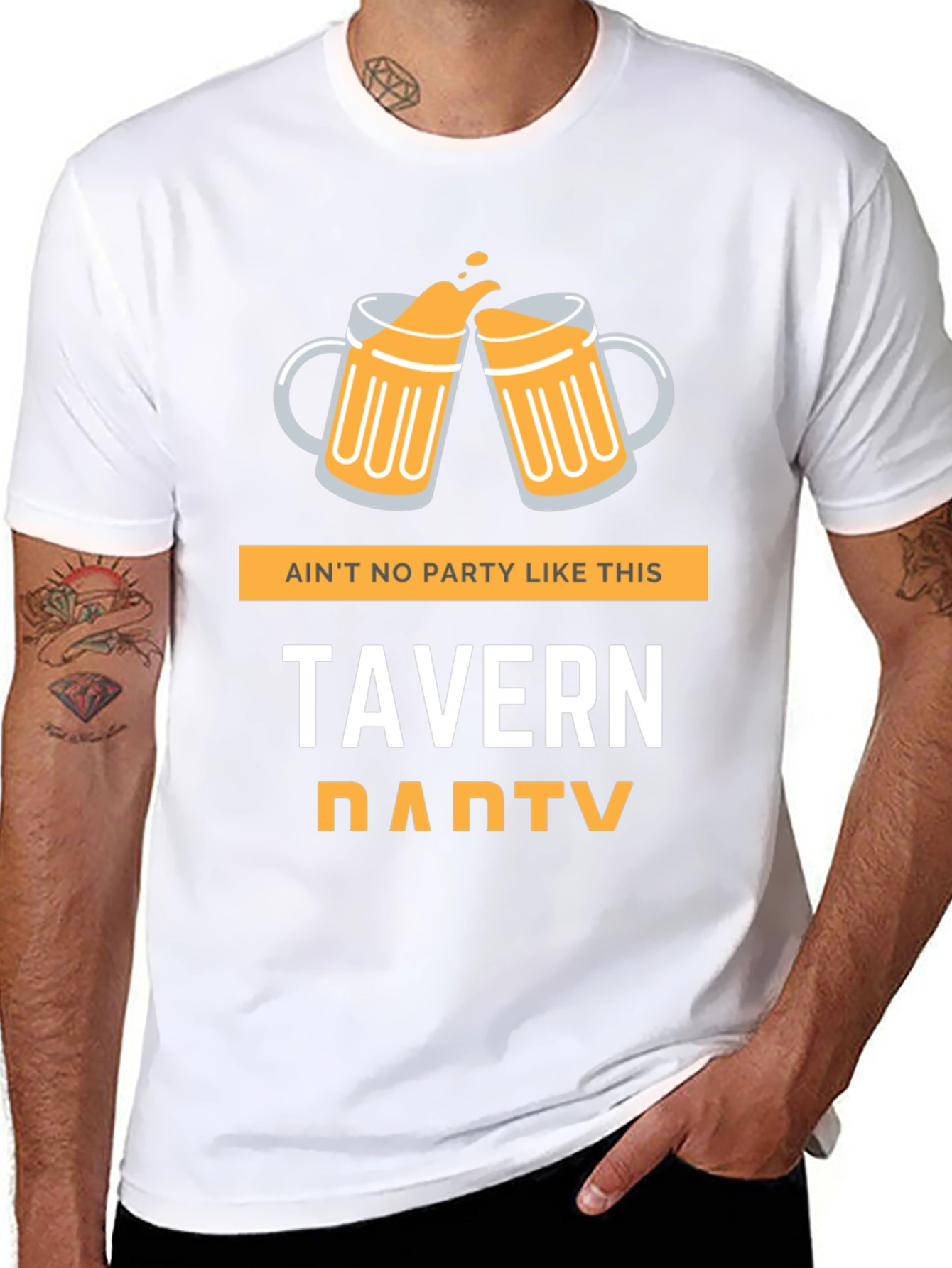Tavern Party T-Shirt - Cheers Graphic