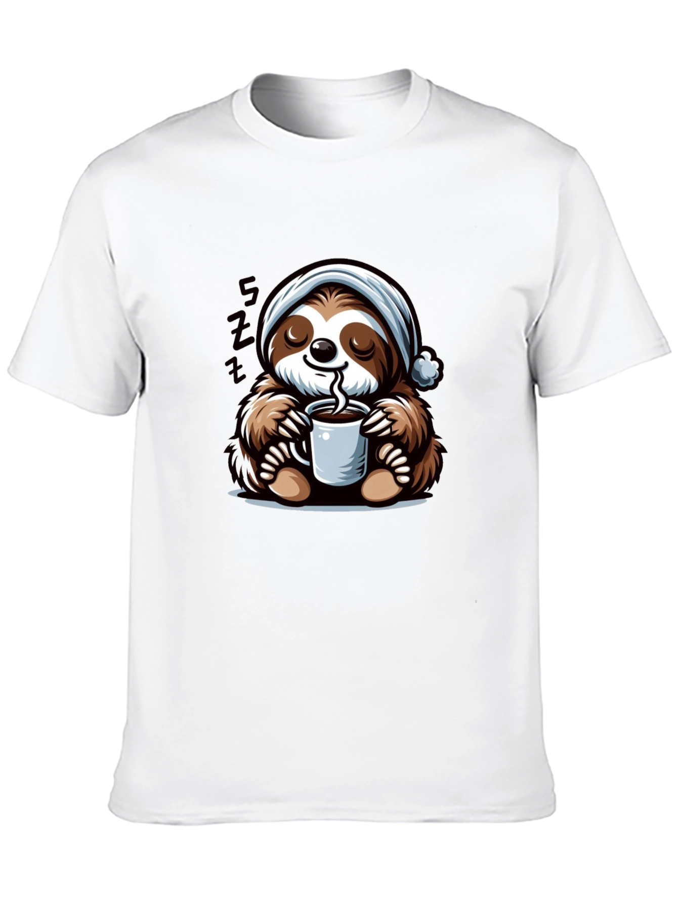 Cute Sloth Coffee T-Shirt