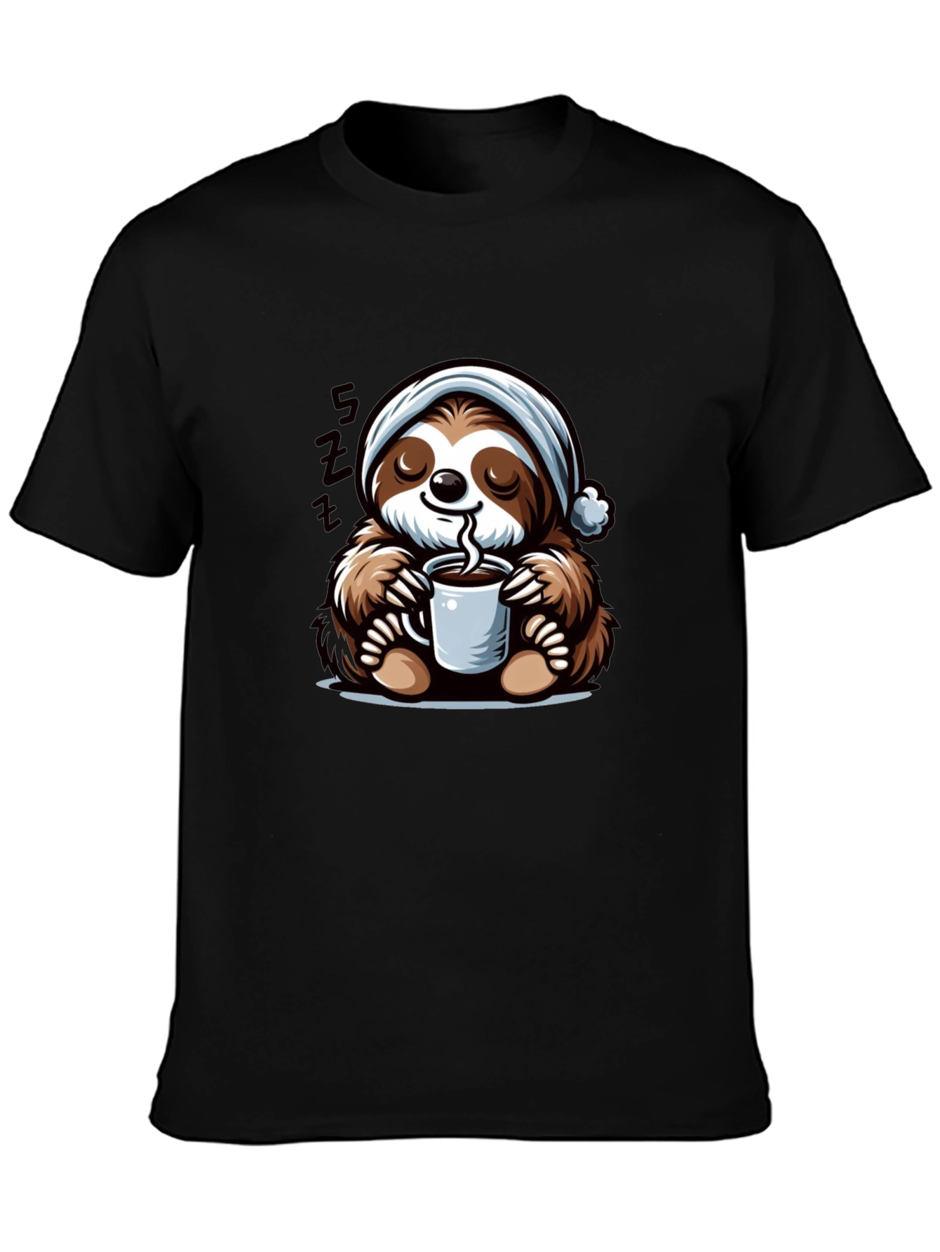 Cute Sloth Coffee T-Shirt