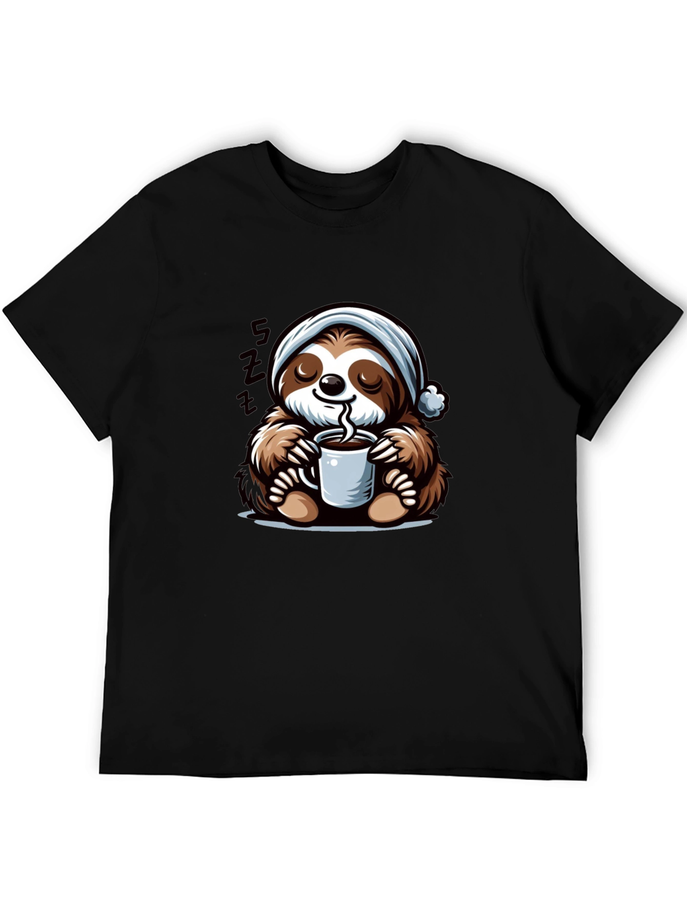 Cute Sloth Coffee T-Shirt