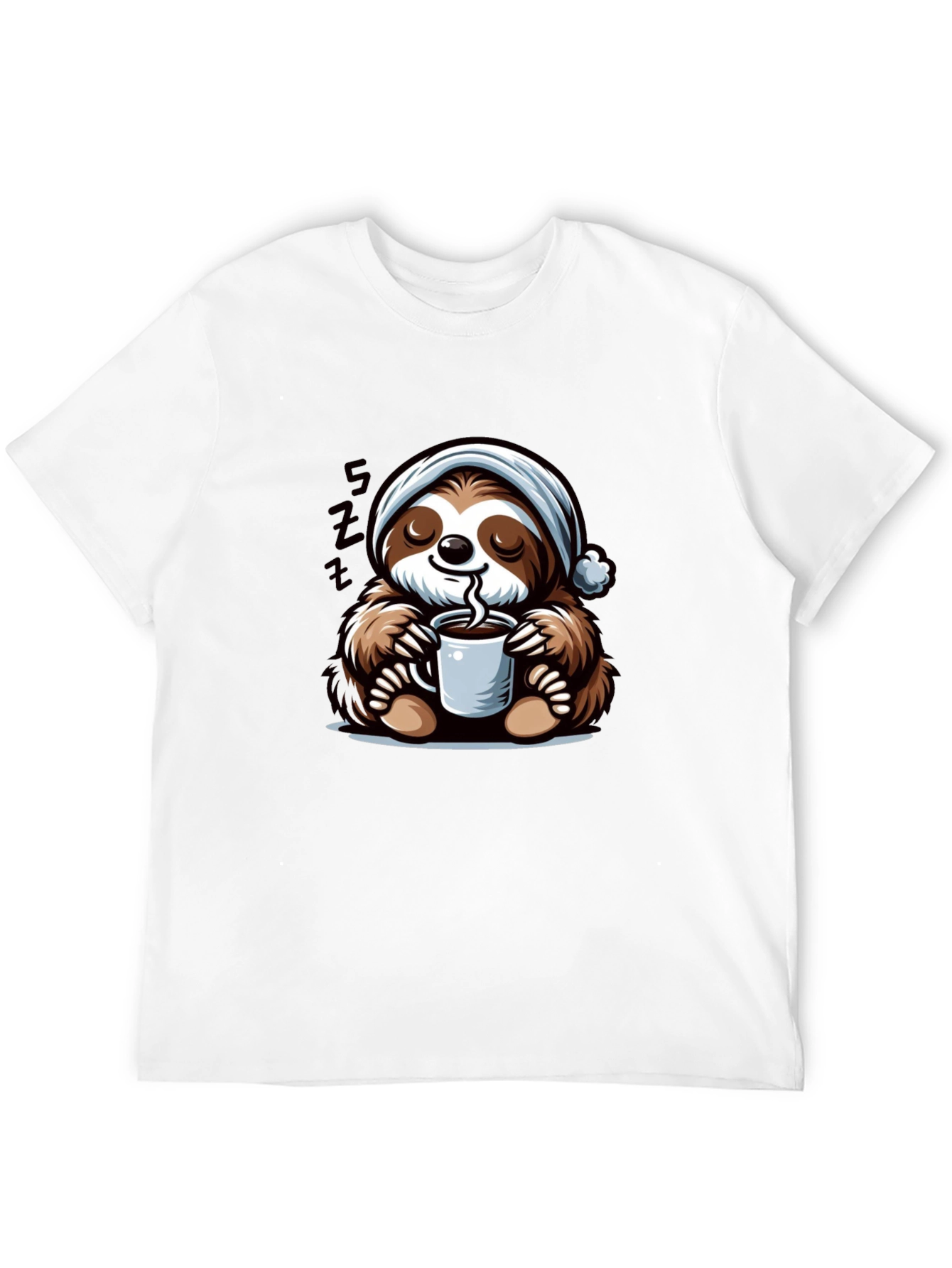 Cute Sloth Coffee T-Shirt