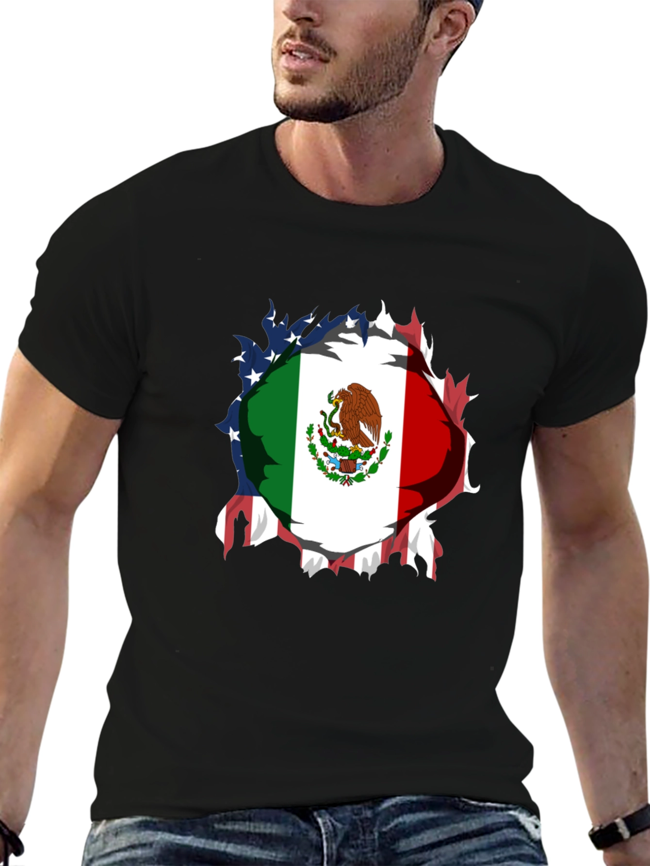 Mexican American Flag T-Shirt