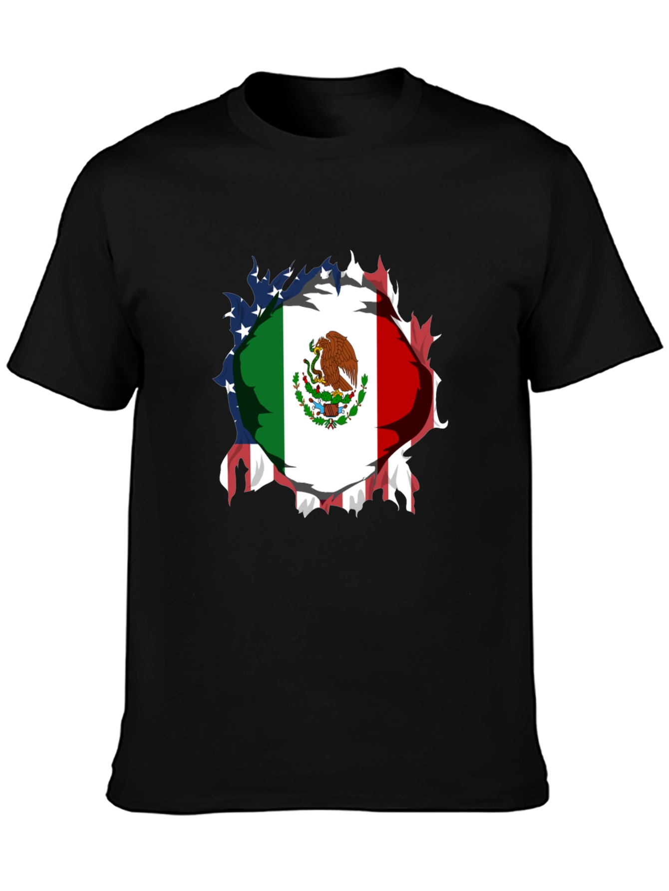 Mexican American Flag T-Shirt