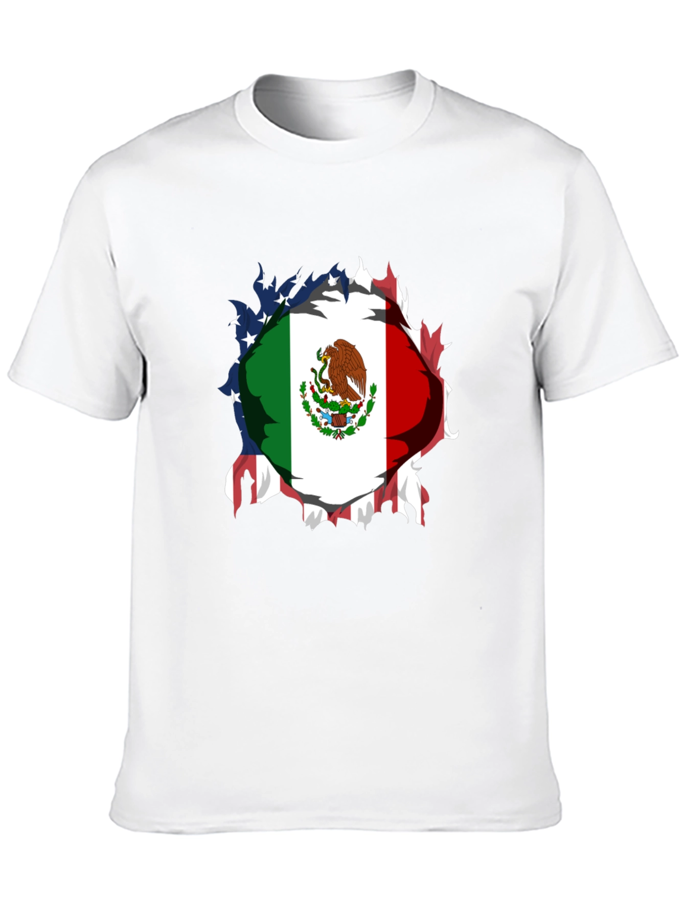 Mexican American Flag T-Shirt