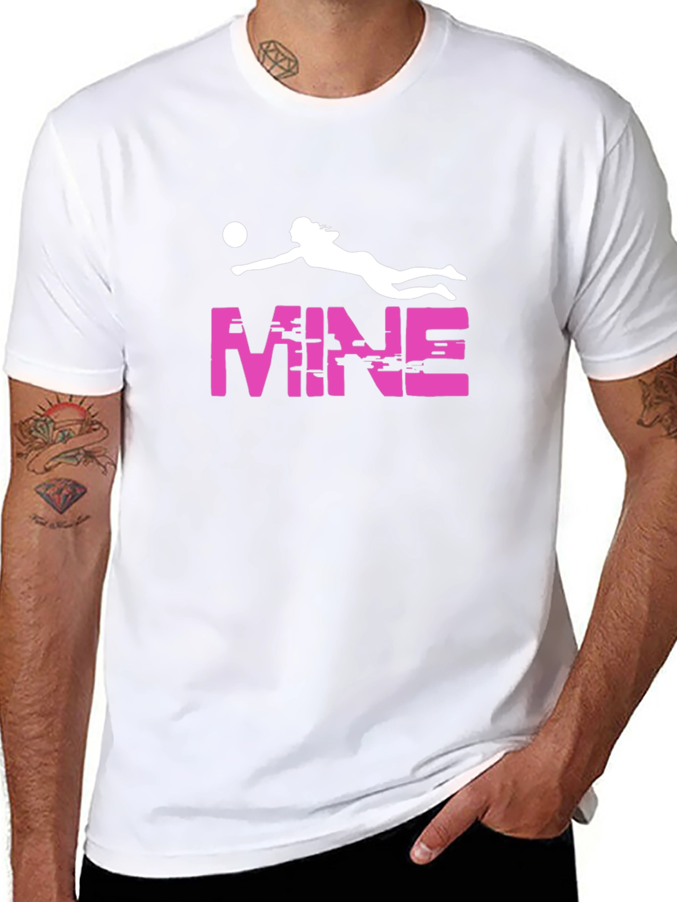 Volleyball Graphic T-Shirt - MINE