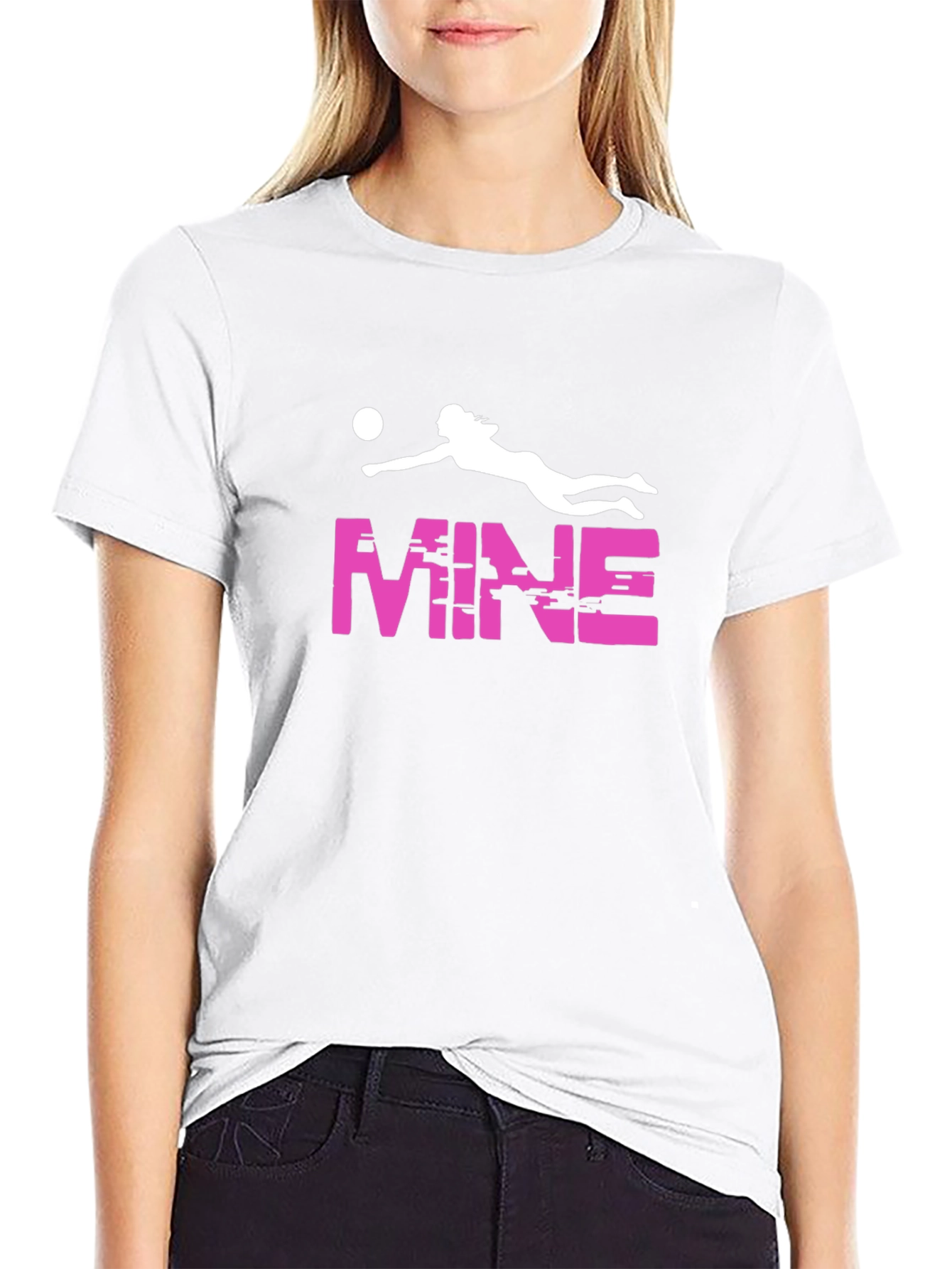 Volleyball Graphic T-Shirt - MINE