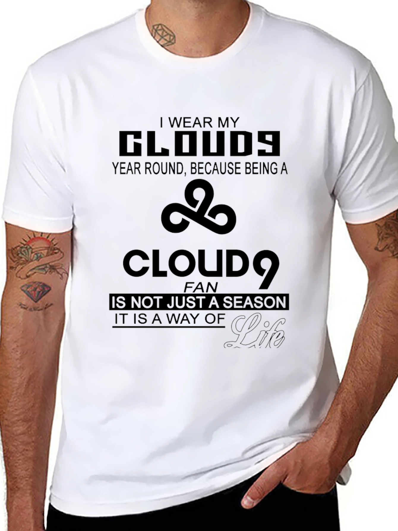 Cloud9 Fan T-Shirt - Year Round Pride