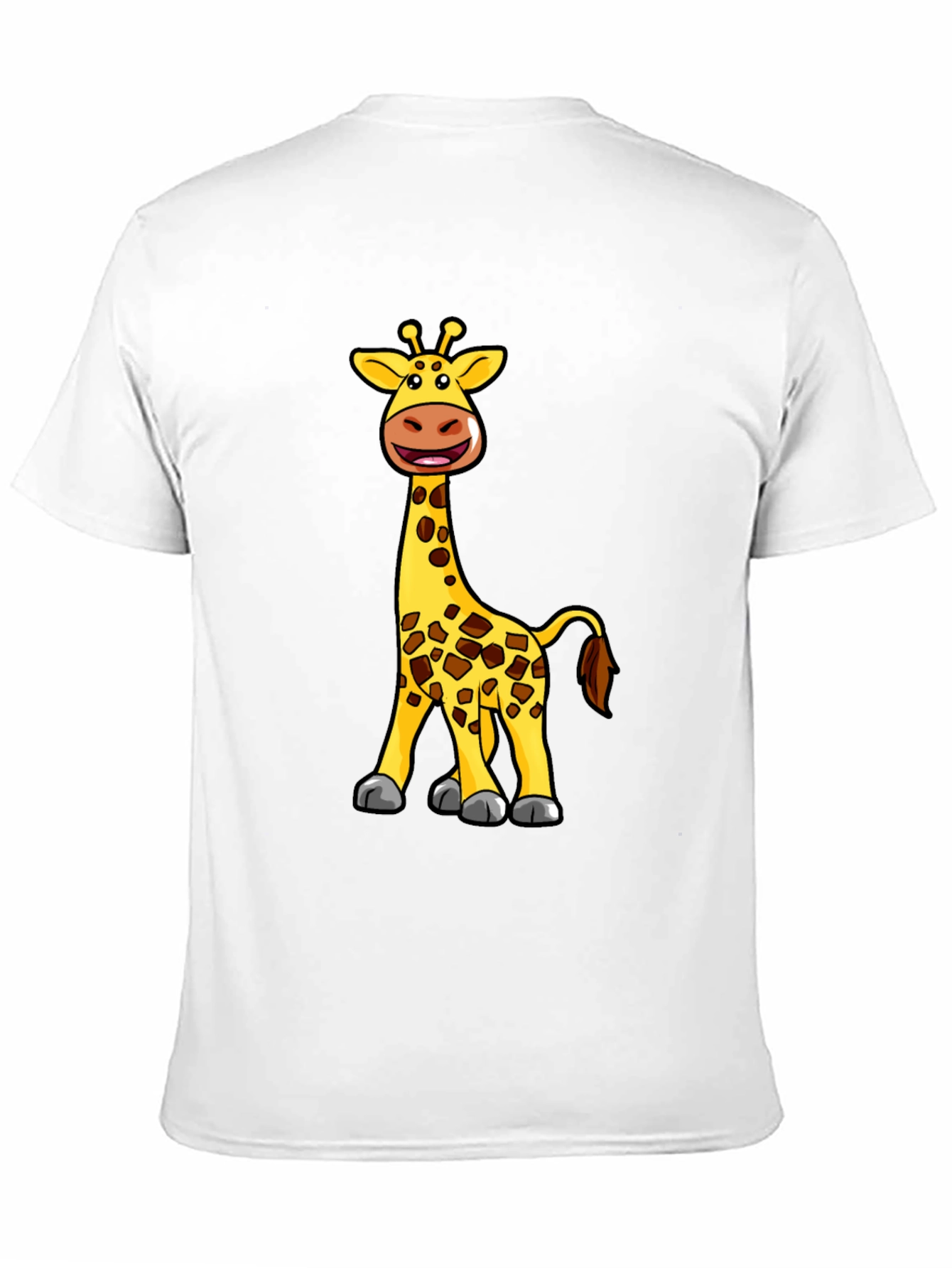 Giraffe Cartoon Graphic T-Shirt