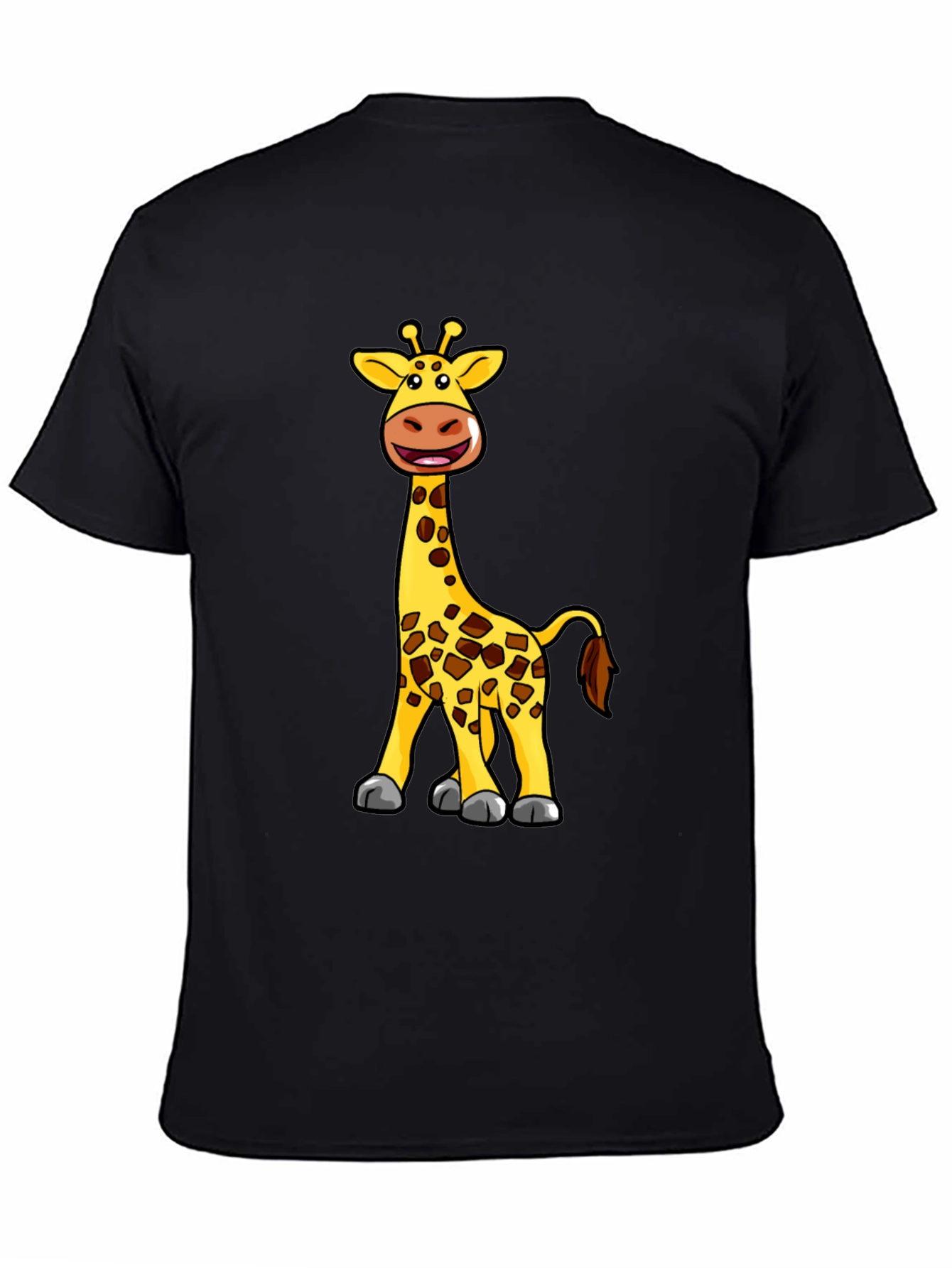 Giraffe Cartoon Graphic T-Shirt