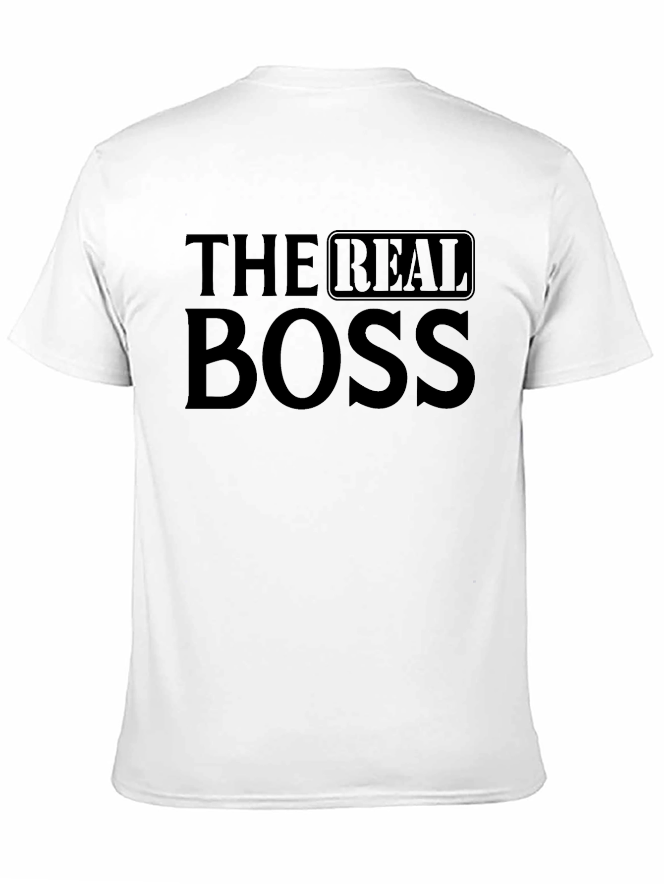 The Real Boss Black Graphic T-Shirt