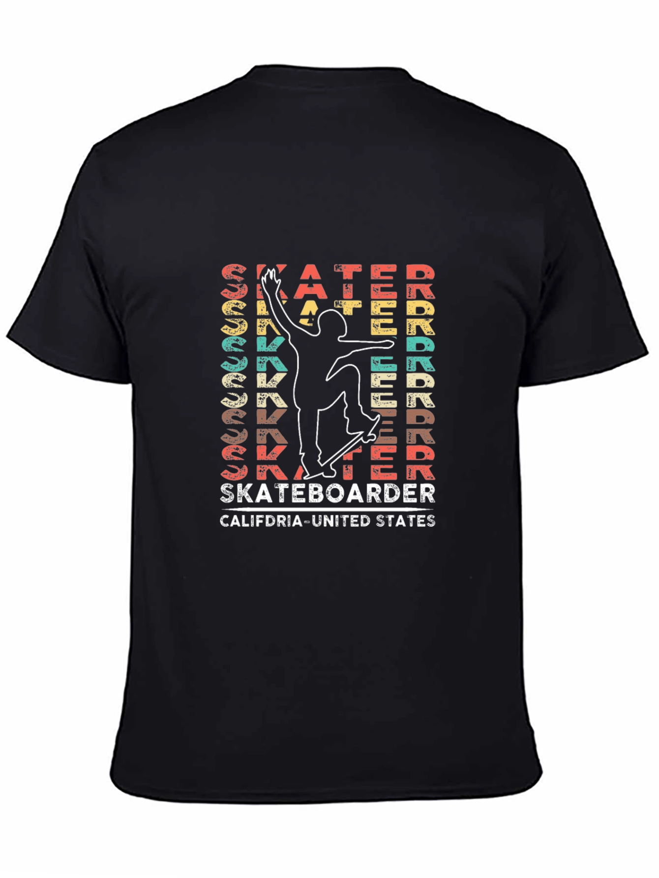 Retro Skateboarder Graphic Tee