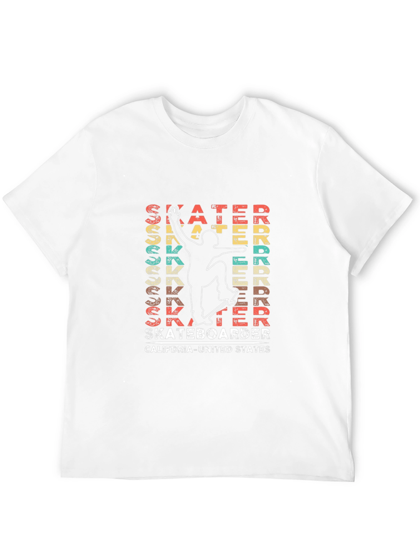Retro Skateboarder Graphic Tee
