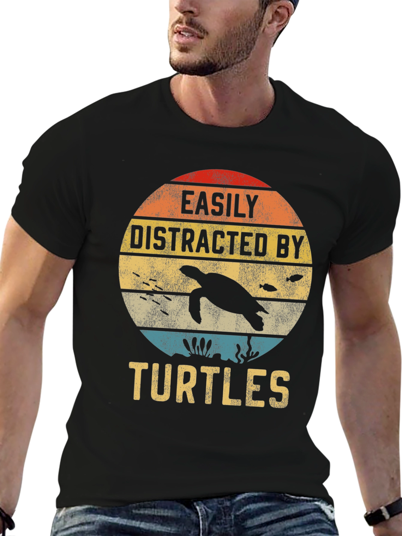 Easily Distracted By Turtles T-Shirt