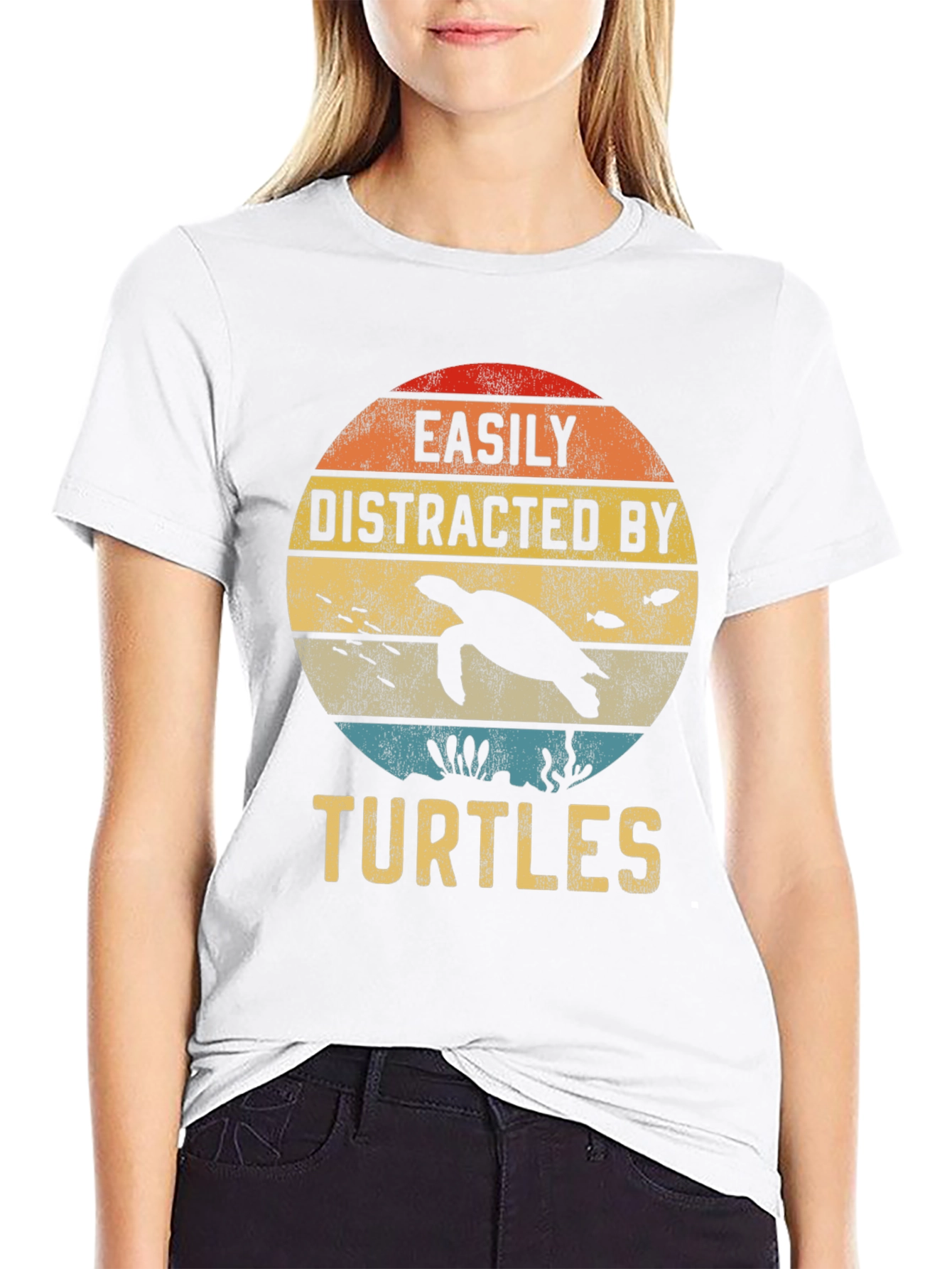 Easily Distracted By Turtles T-Shirt