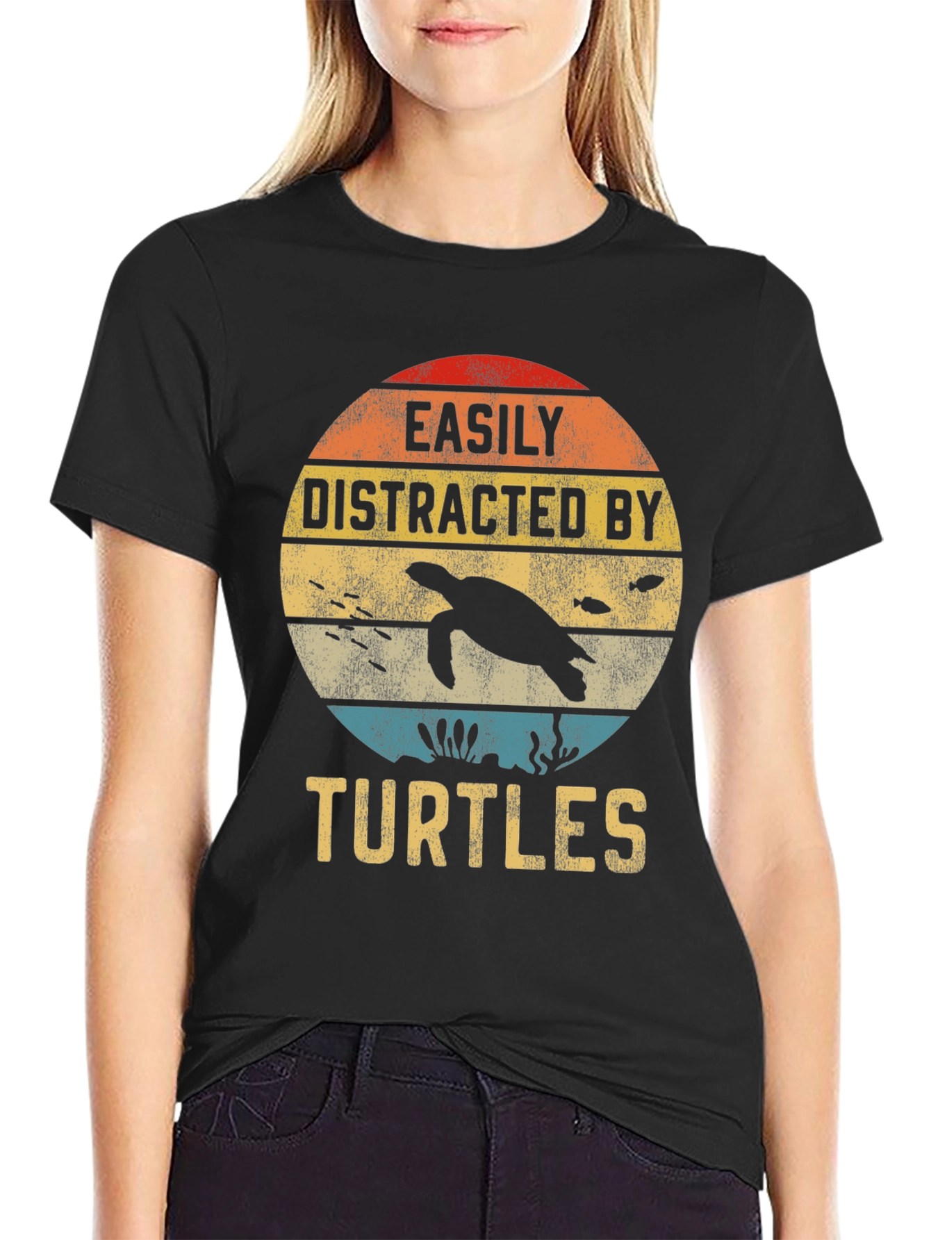Easily Distracted By Turtles T-Shirt