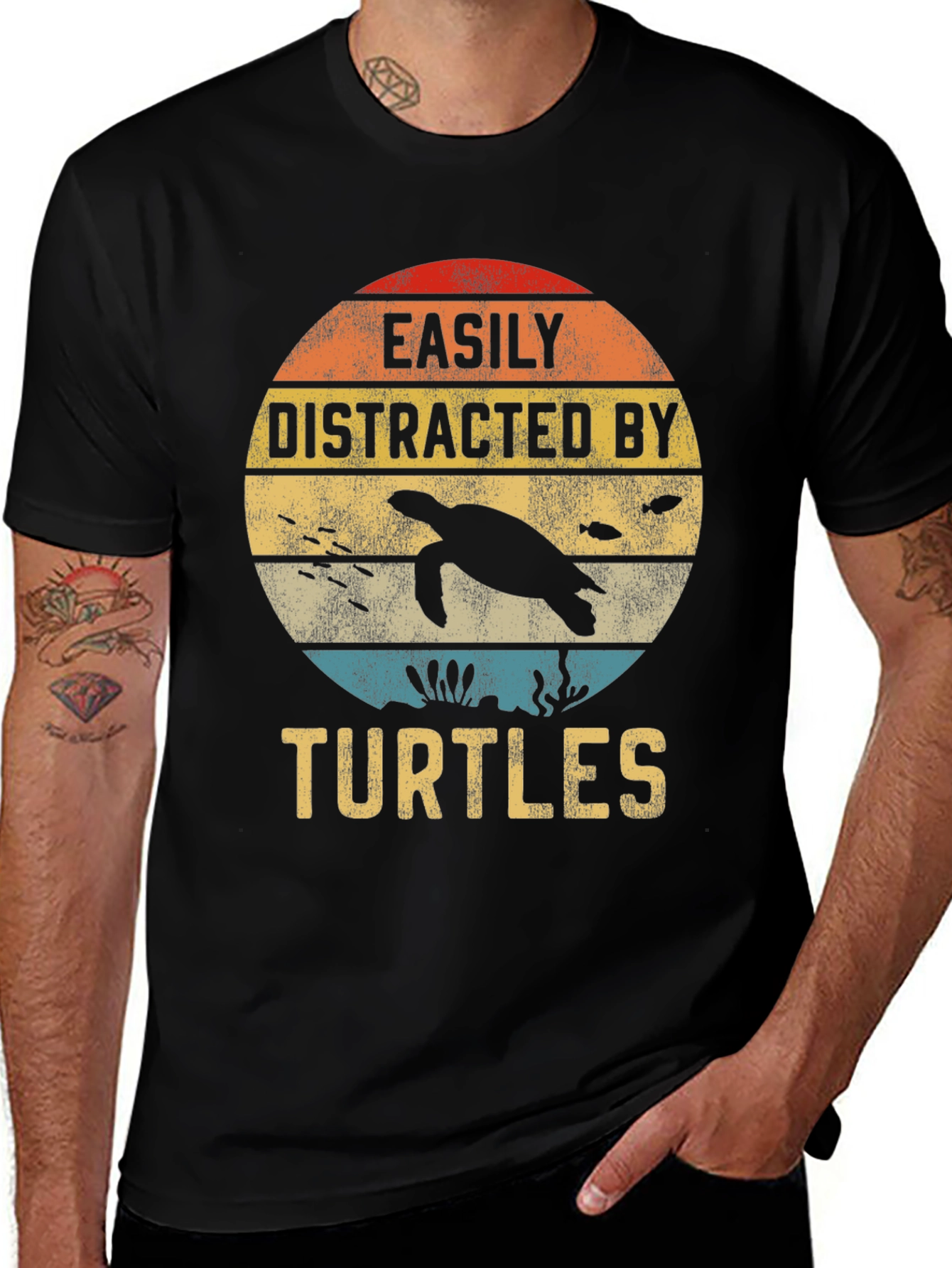 Easily Distracted By Turtles T-Shirt