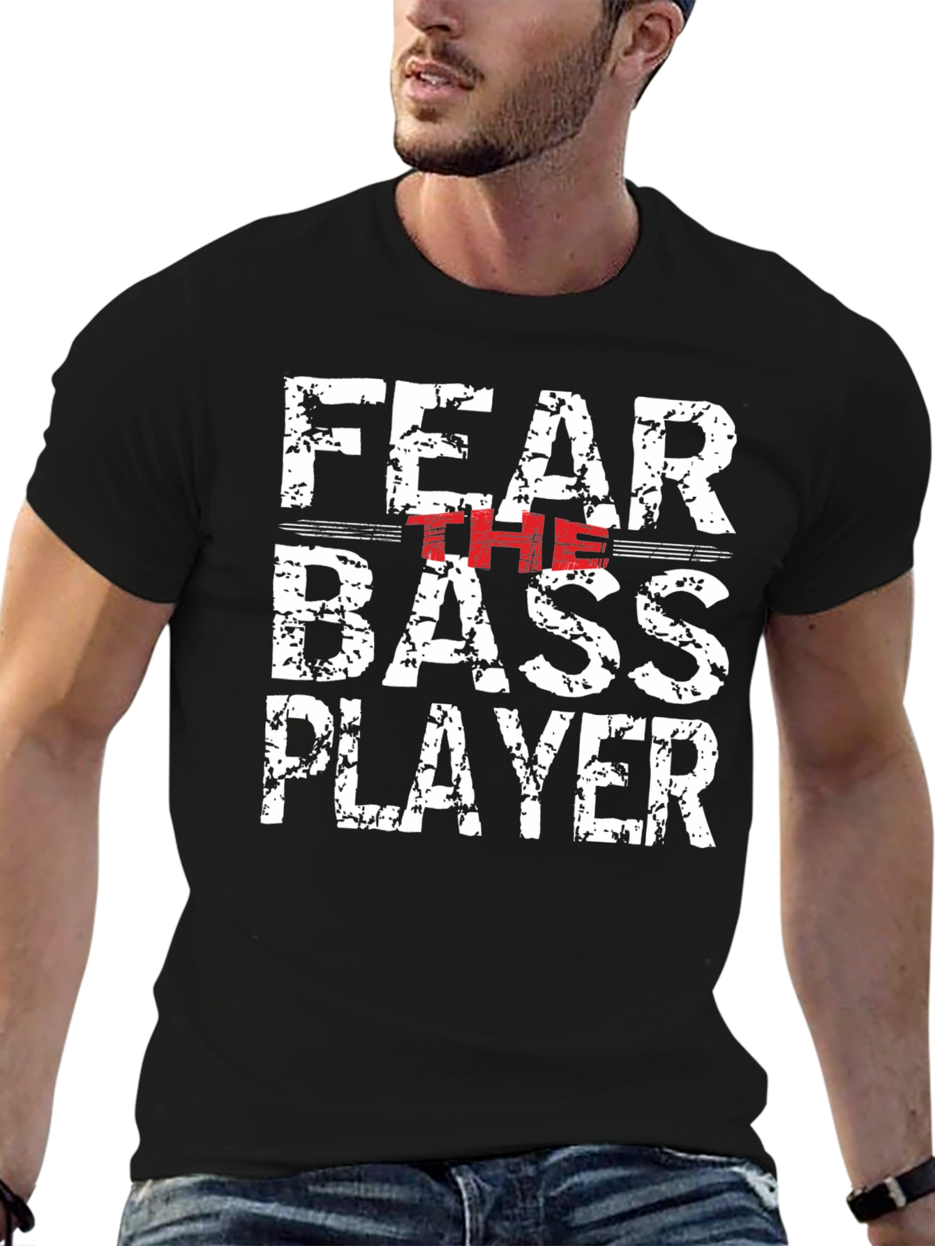 Fear The Bass Player Graphic T-Shirt