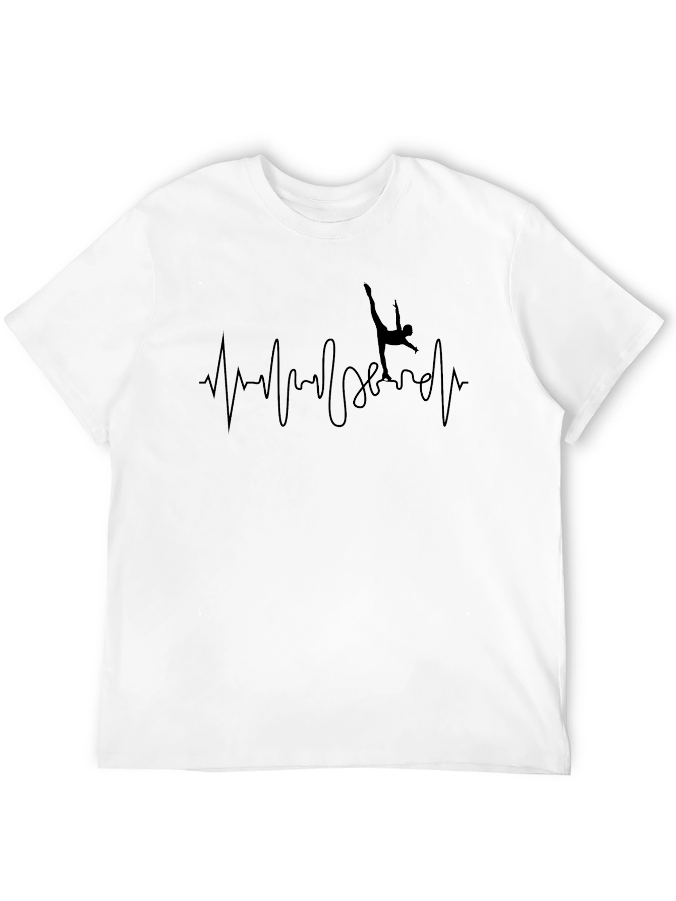 Gymnastics Heartbeat T-Shirt - Sporty Stylish Unique Design