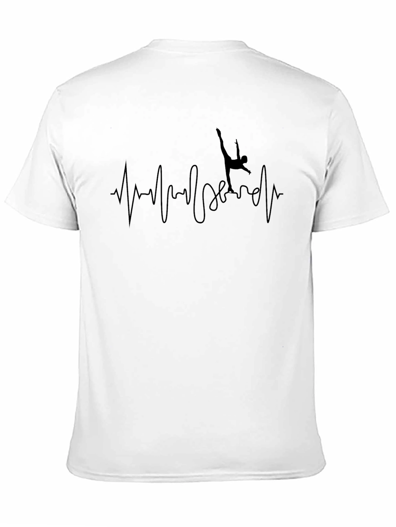 Gymnastics Heartbeat T-Shirt - Sporty Stylish Unique Design