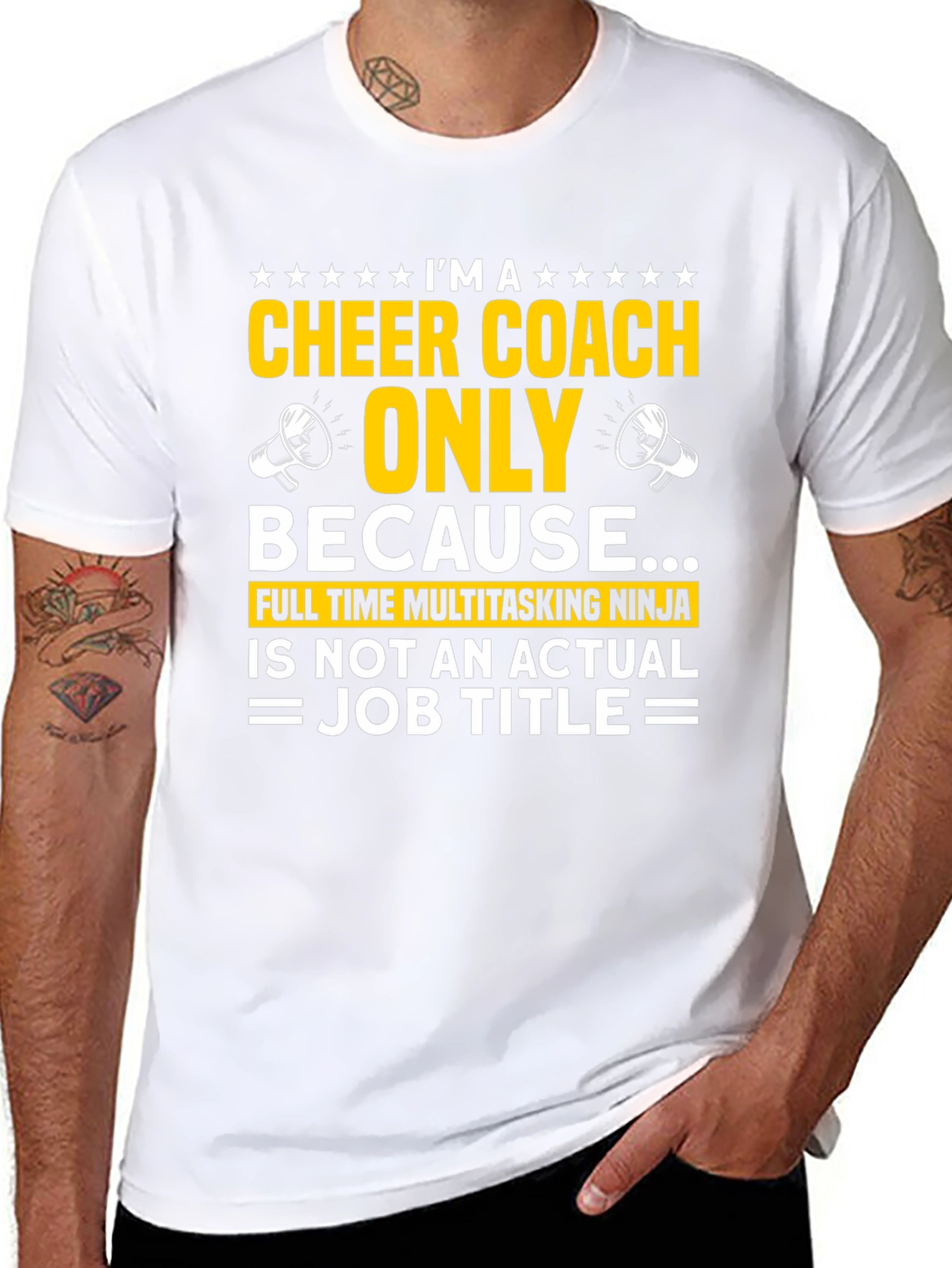 Cheer Coach T-Shirt: Full-Time Multitasking Ninja