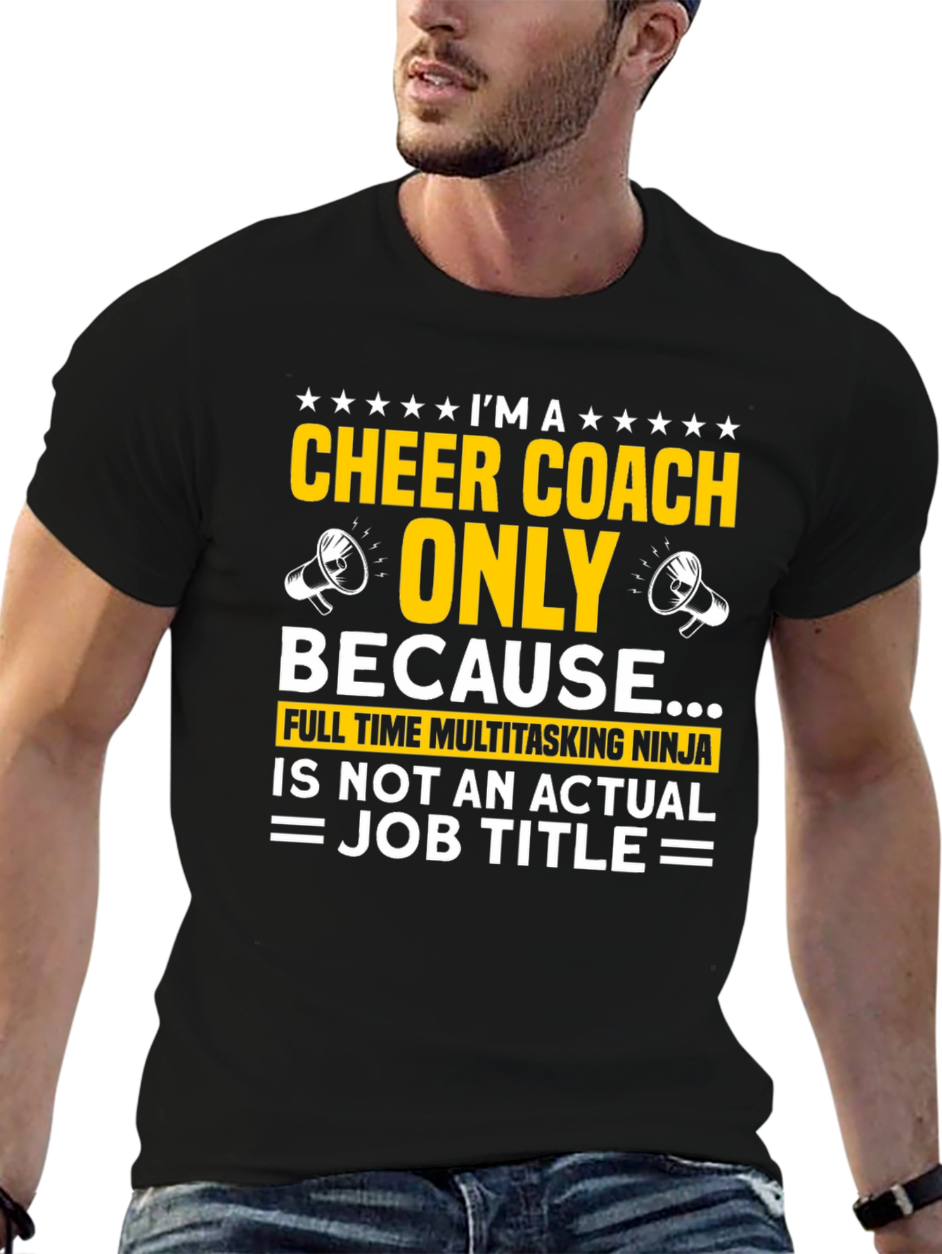 Cheer Coach T-Shirt: Full-Time Multitasking Ninja