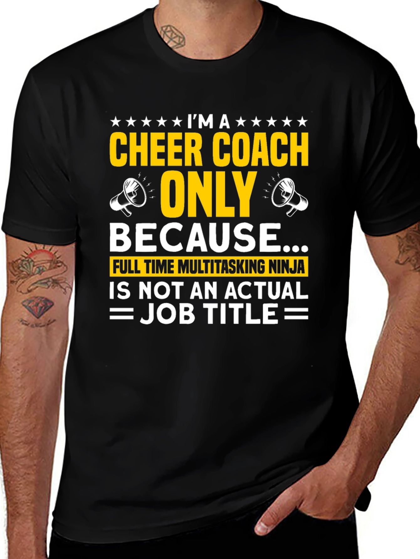 Cheer Coach T-Shirt: Full-Time Multitasking Ninja