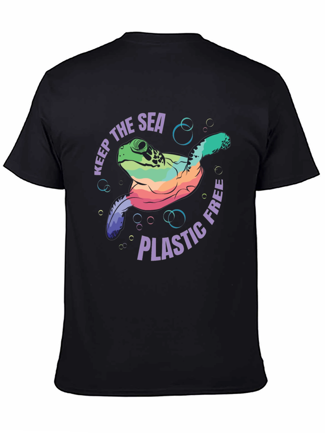 Keep the Sea Plastic Free Turtle Graphic Tee