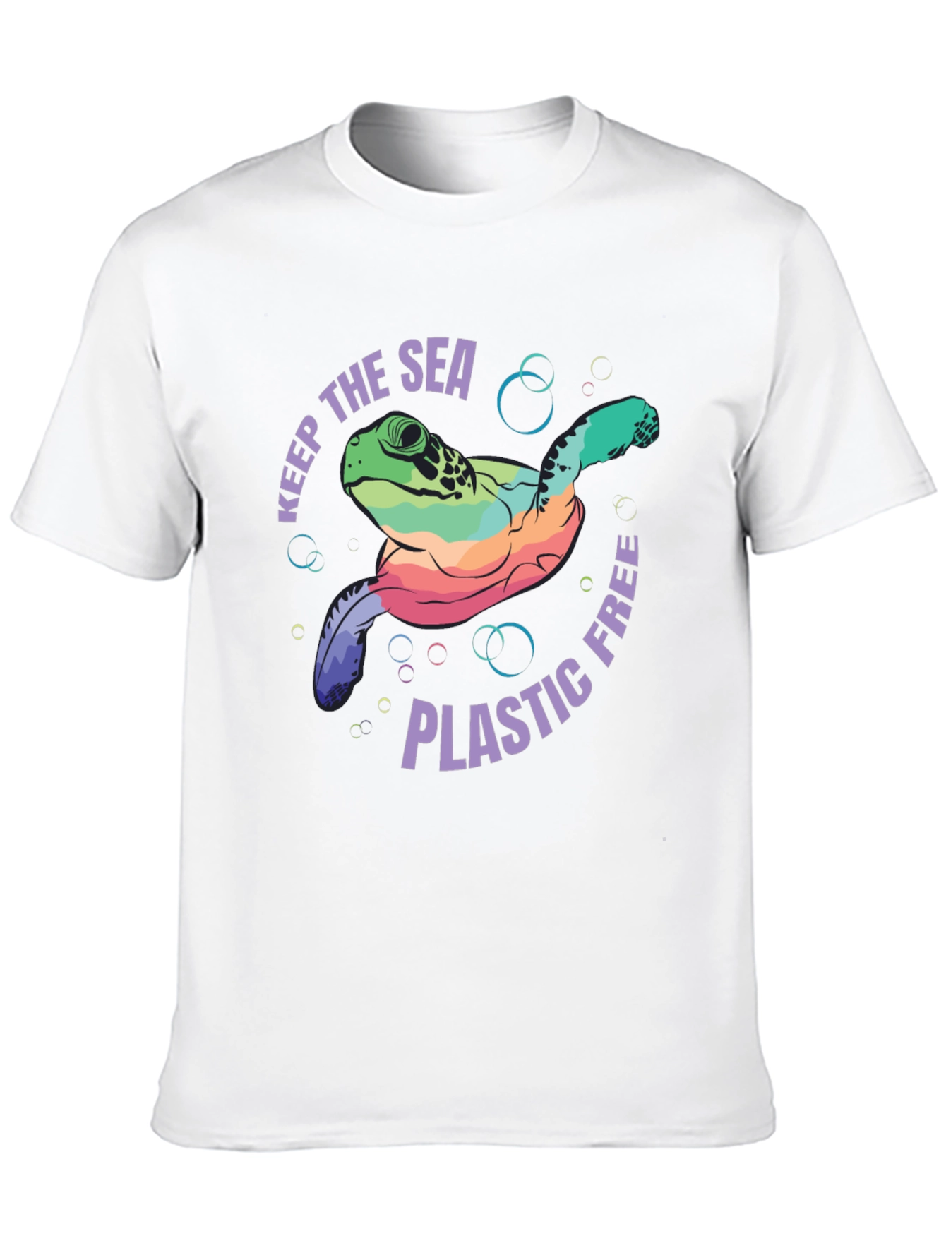 Keep the Sea Plastic Free Turtle Graphic Tee