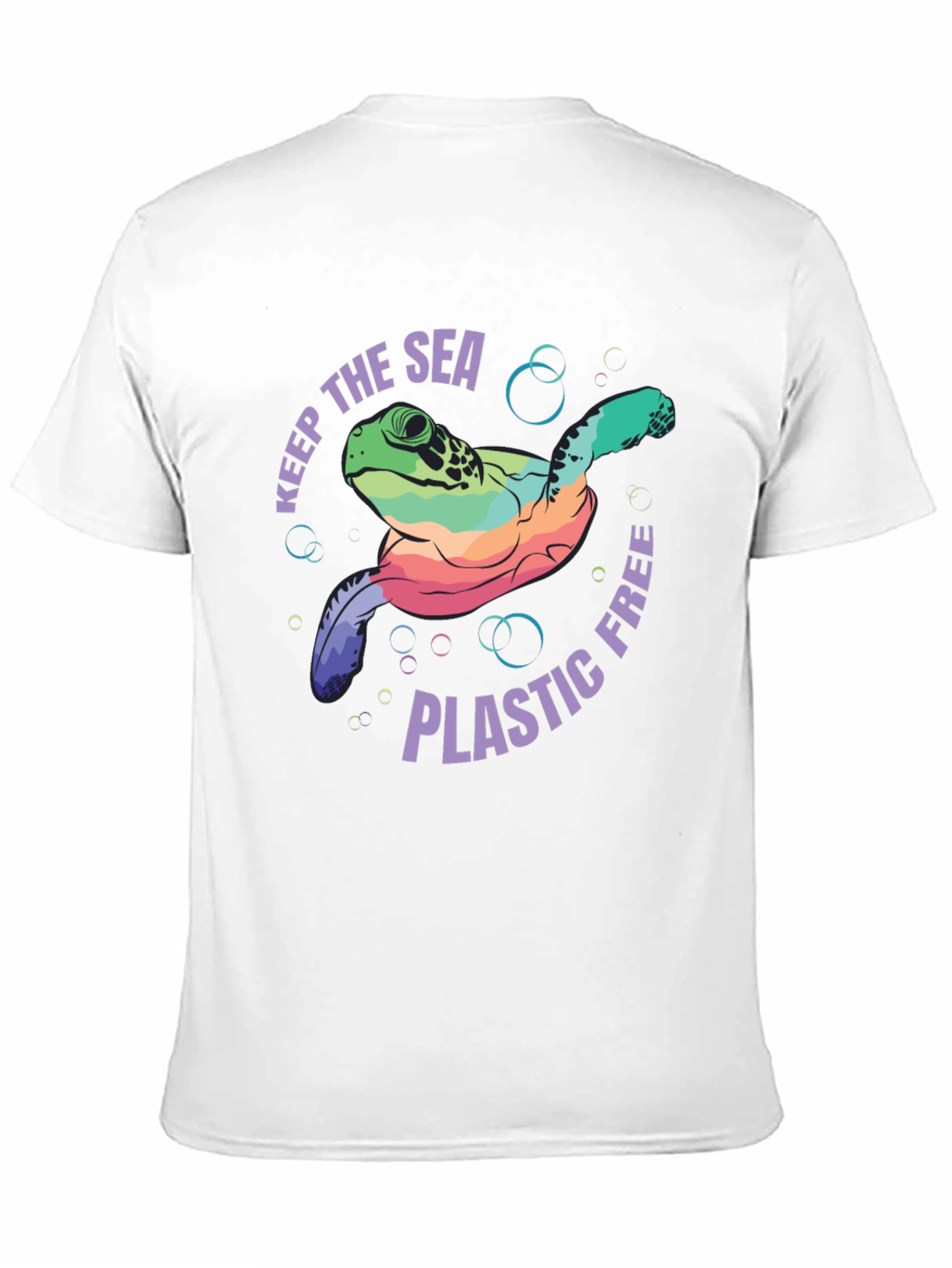 Keep the Sea Plastic Free Turtle Graphic Tee