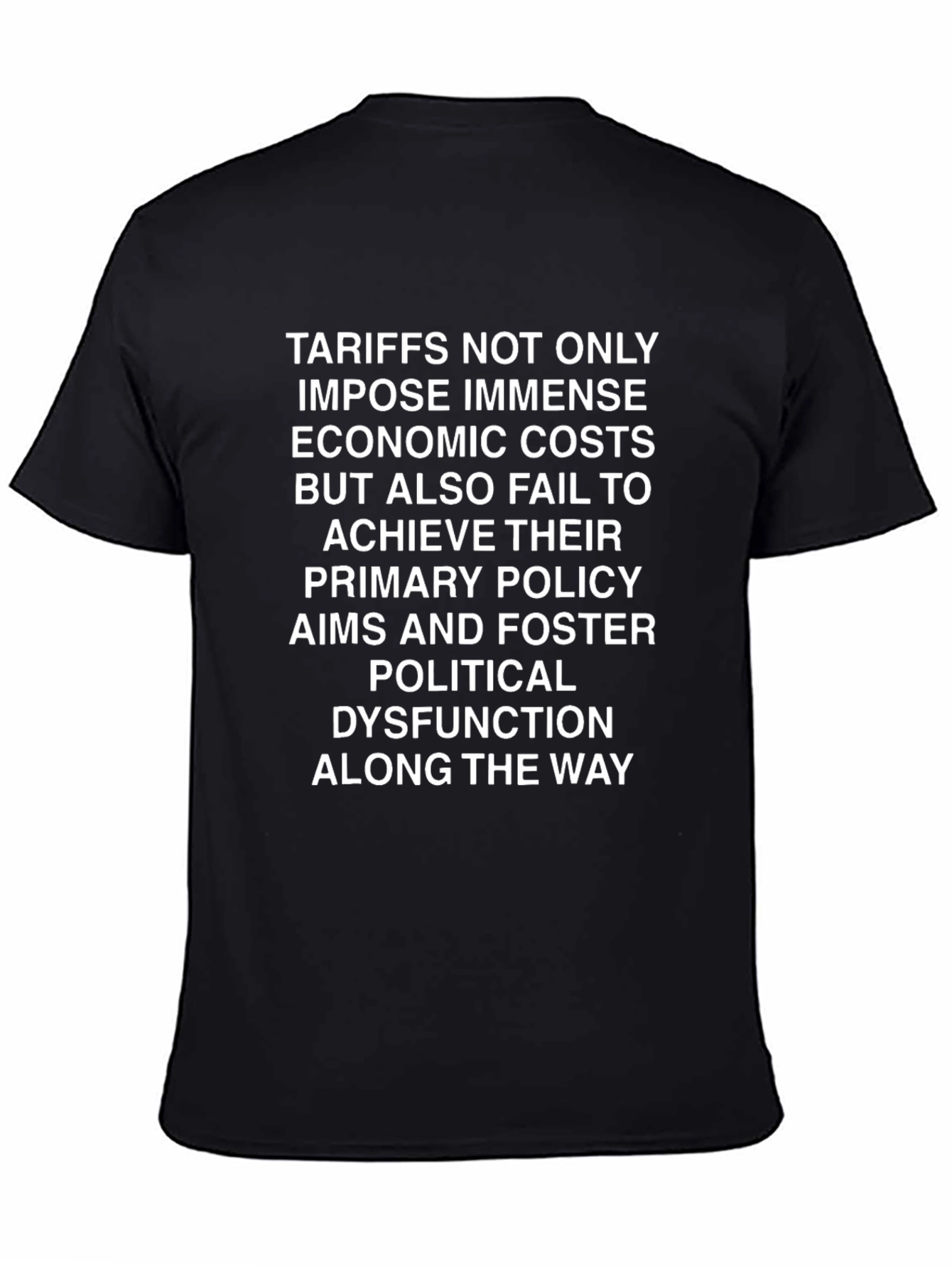 Political Statement Graphic Tee - Tariffs Impact