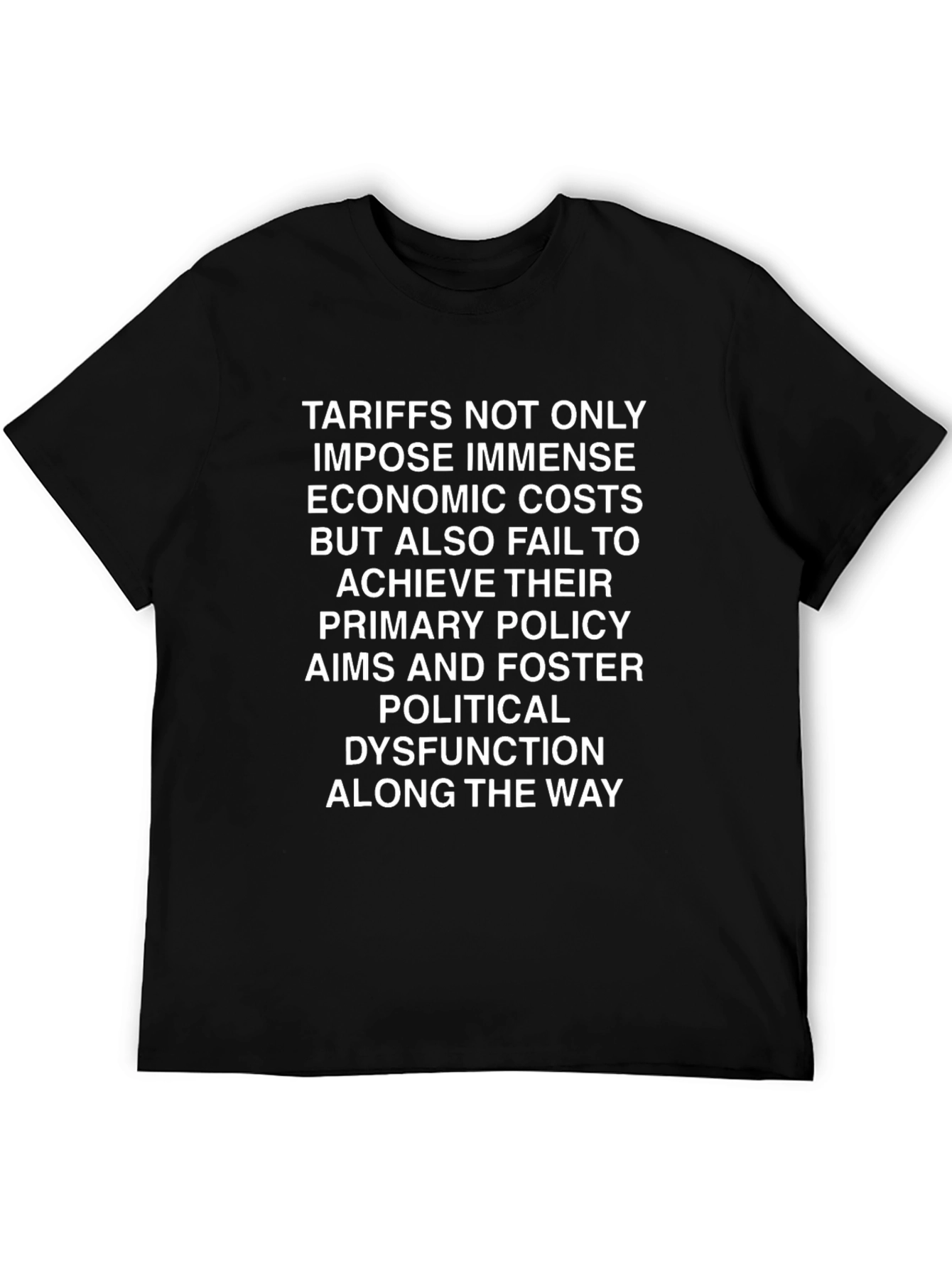 Political Statement Graphic Tee - Tariffs Impact