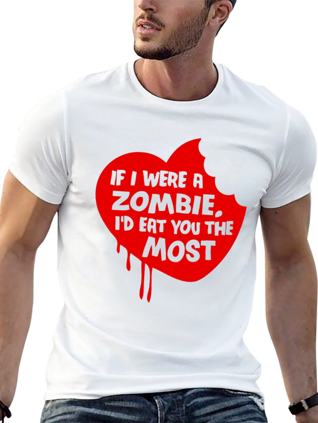 Zombie Love T-Shirt - Id Eat You Most