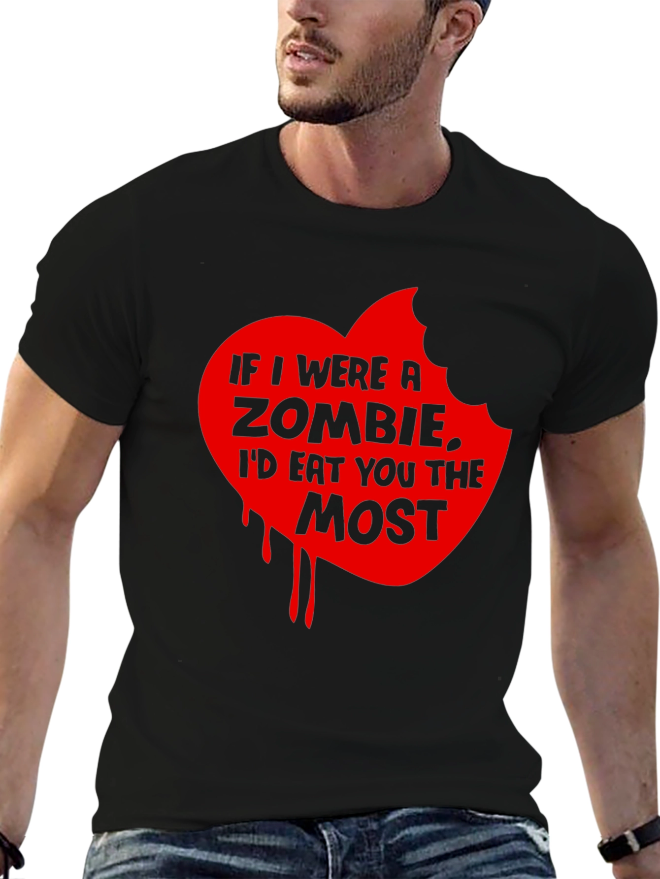 Zombie Love T-Shirt - Id Eat You Most