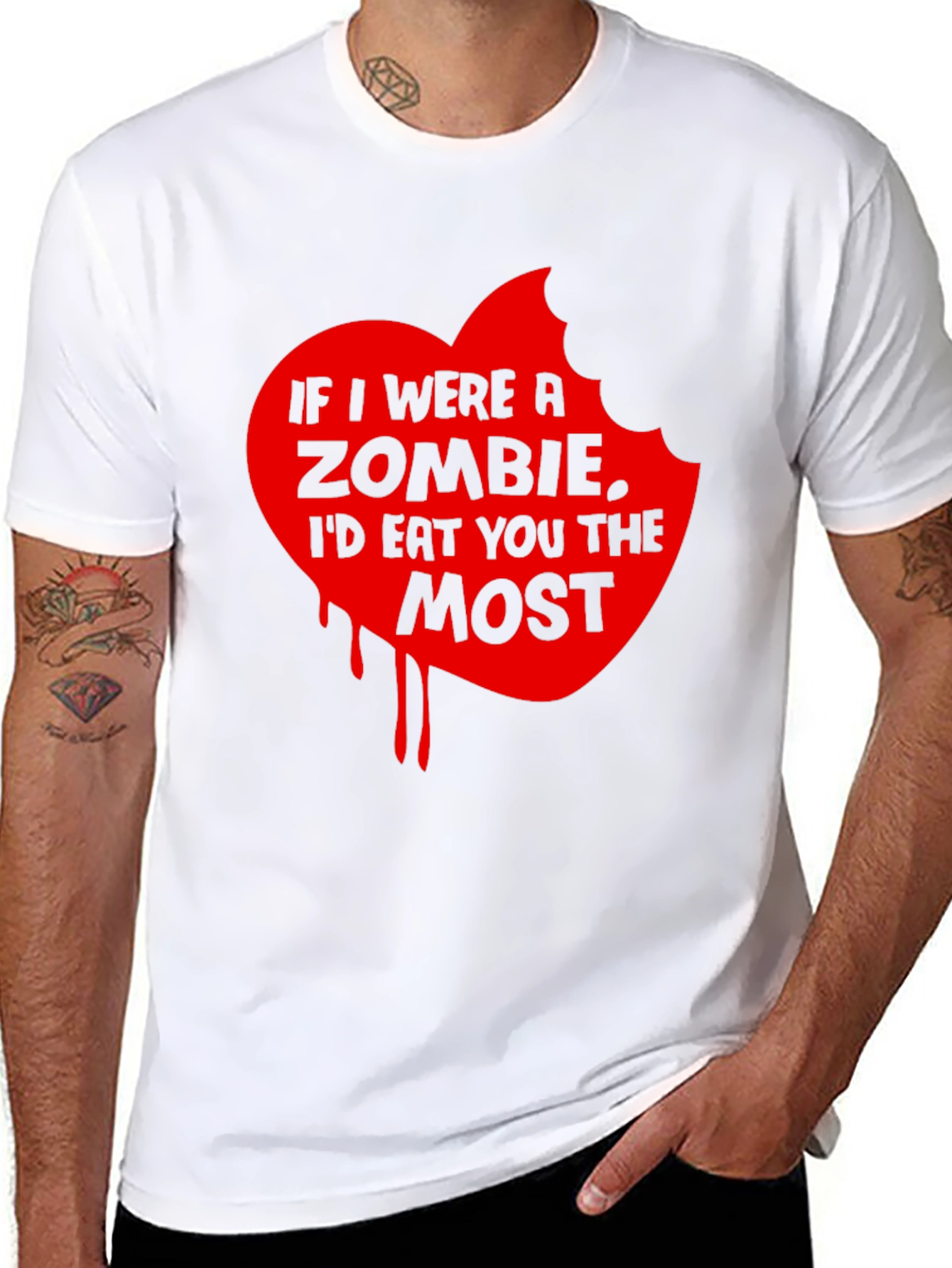 Zombie Love T-Shirt - Id Eat You Most