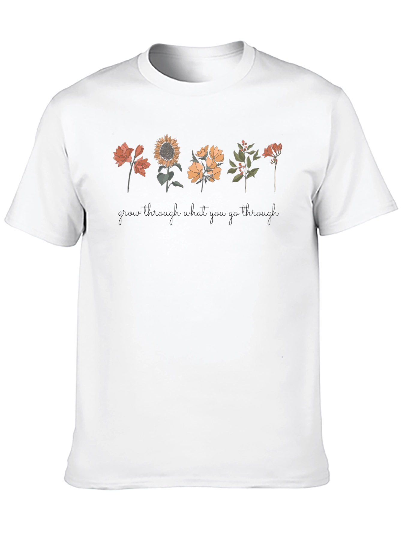 Grow Through What You Go Through Graphic Tee