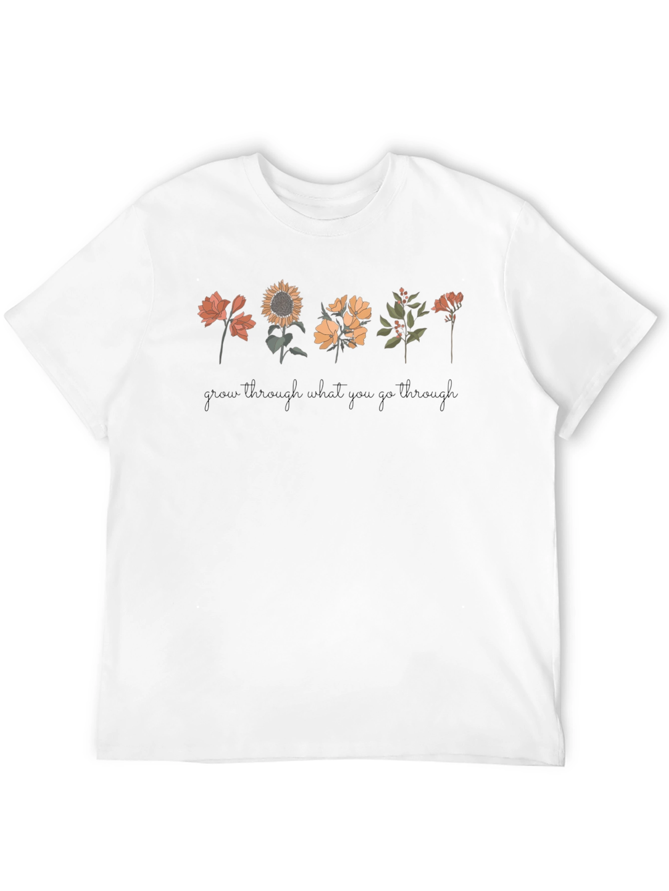 Grow Through What You Go Through Graphic Tee