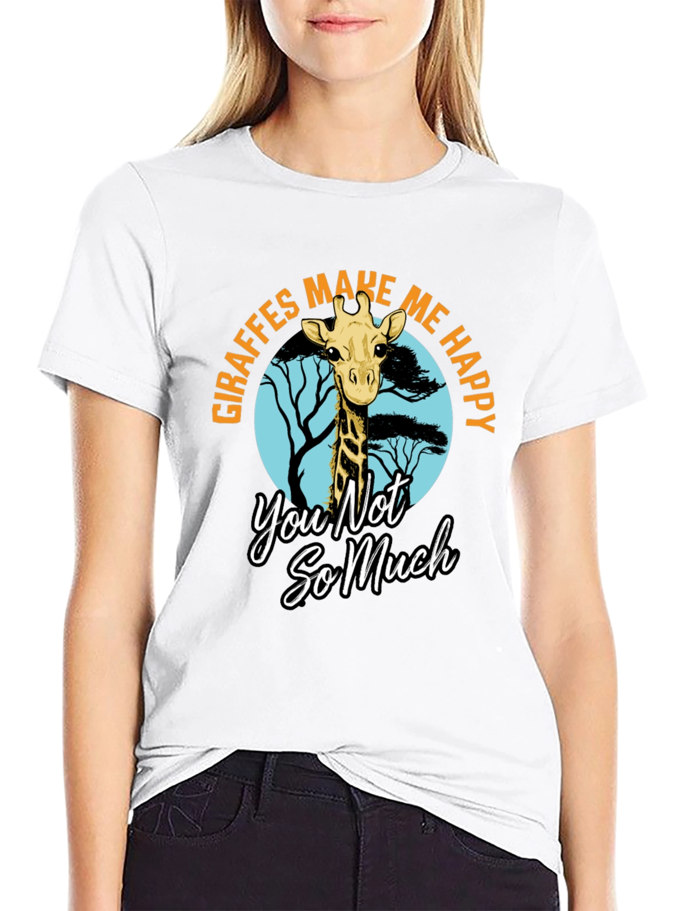 Giraffe T-Shirt - Make Me Happy