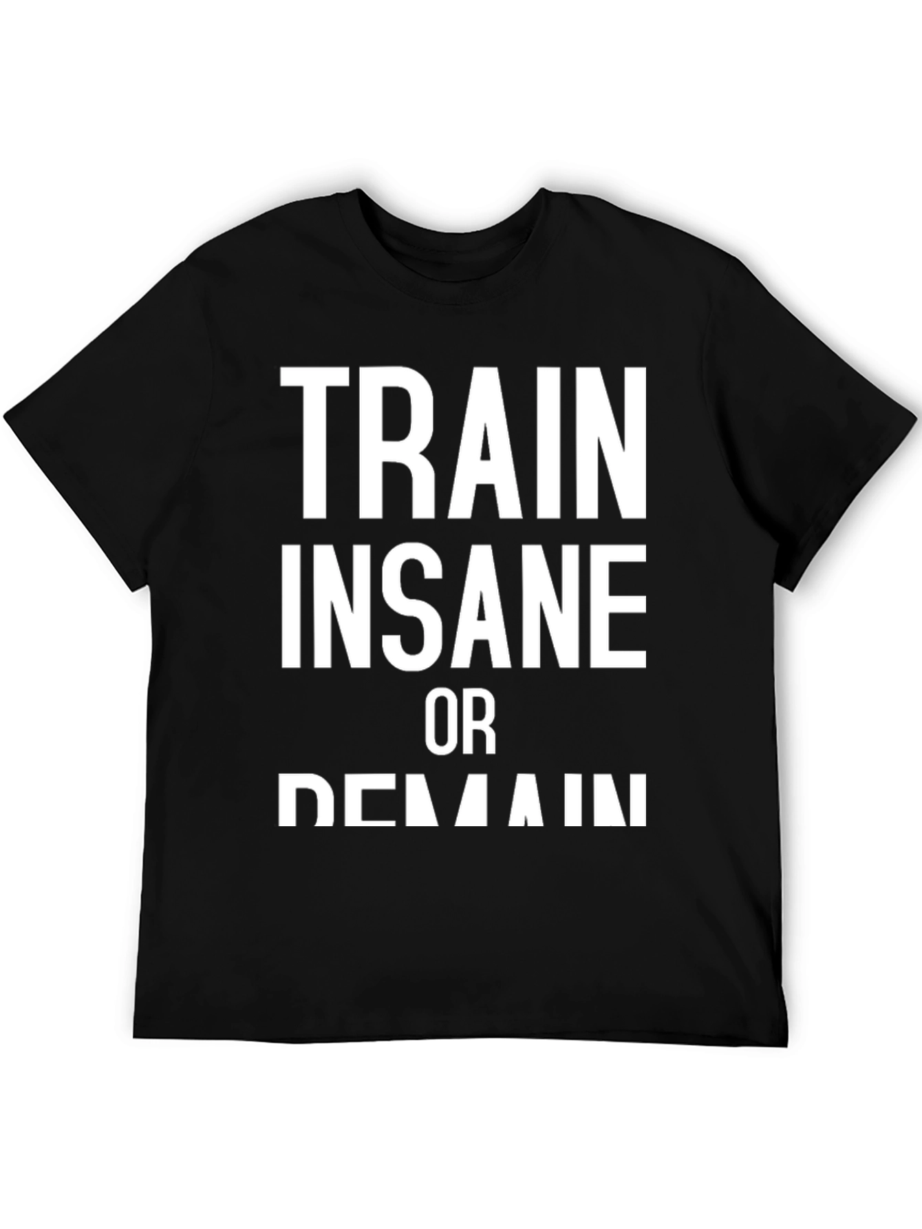 Train Insane Graphic Tee - Black