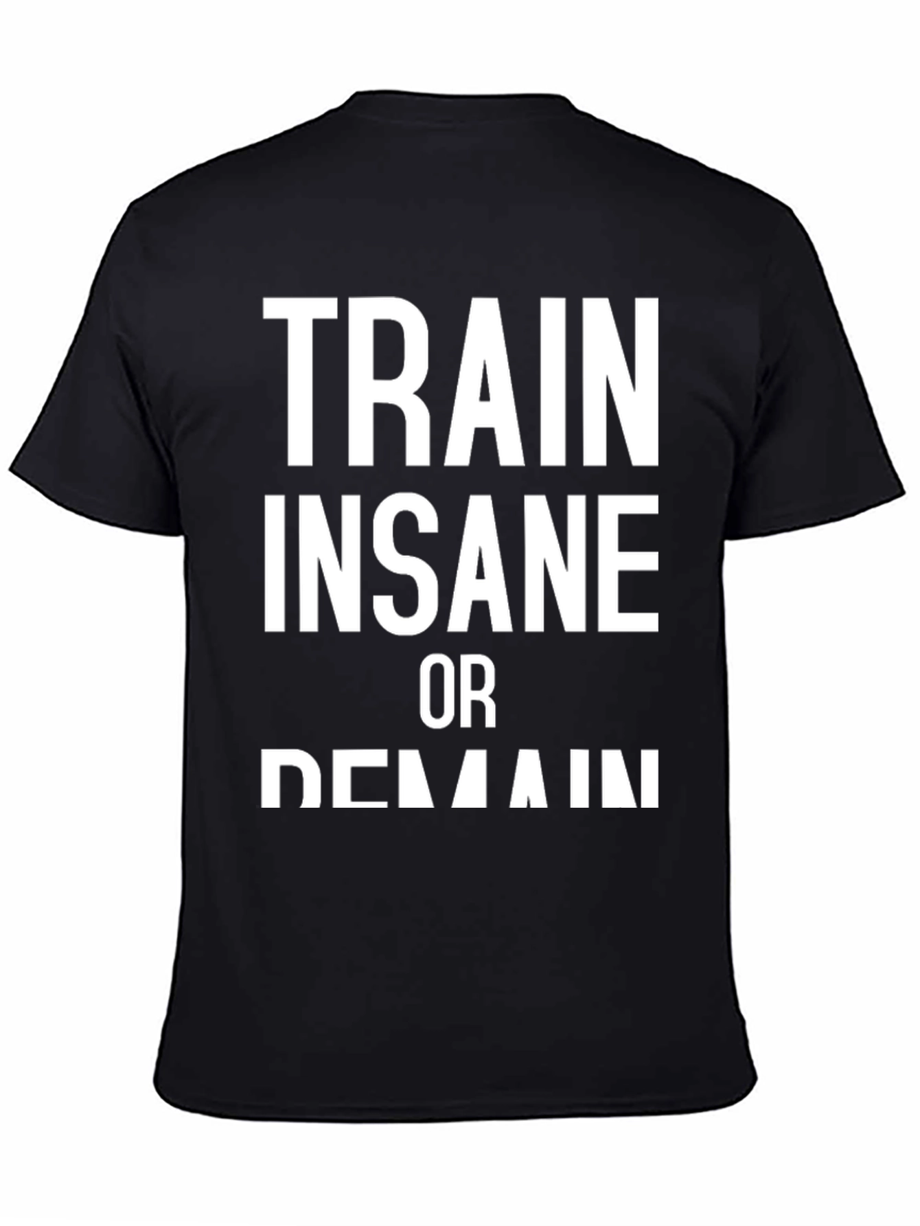 Train Insane Graphic Tee - Black