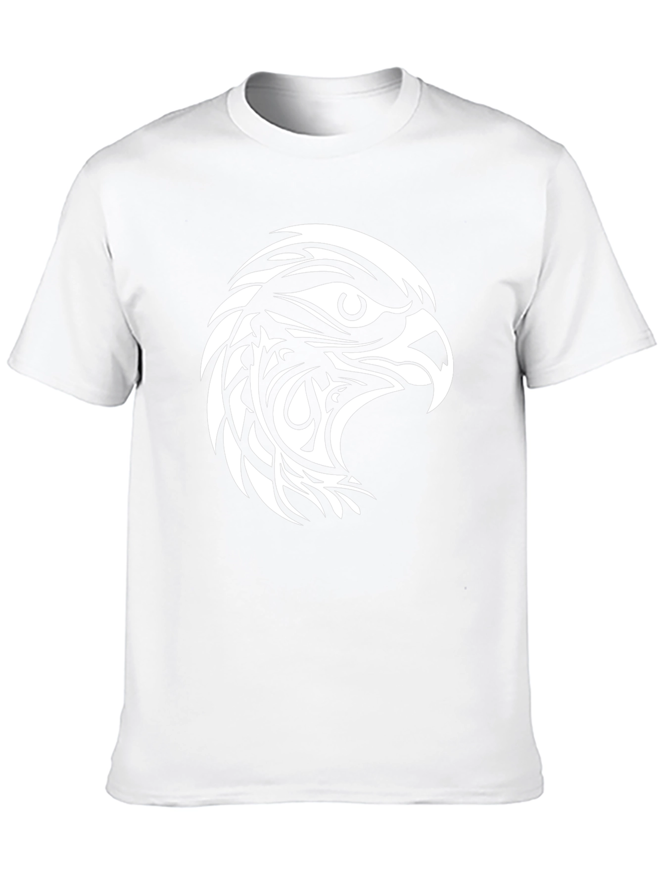 Bold Eagle Graphic Tee - Black Cotton
