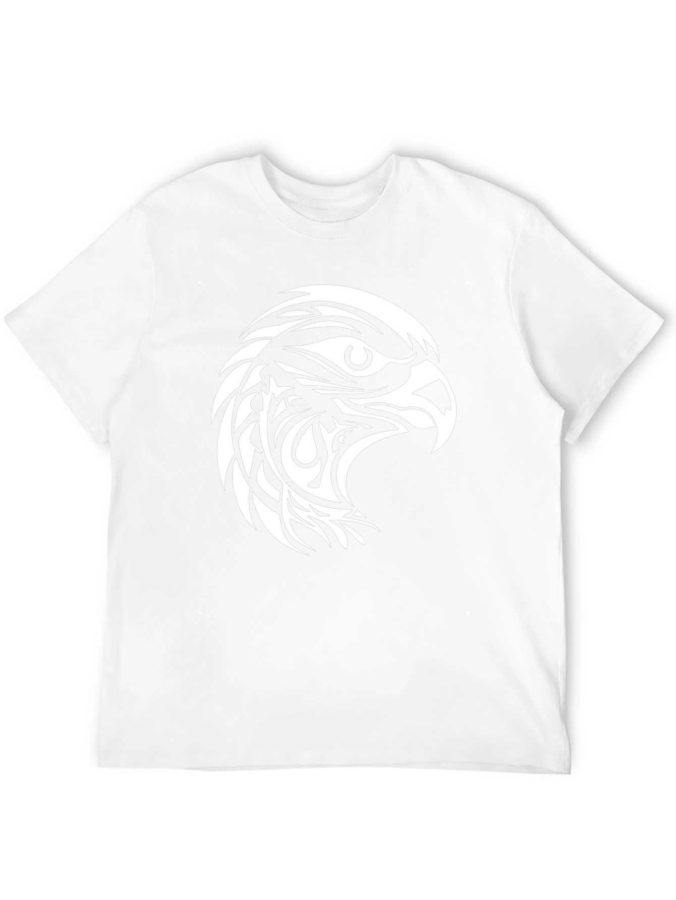 Bold Eagle Graphic Tee - Black Cotton