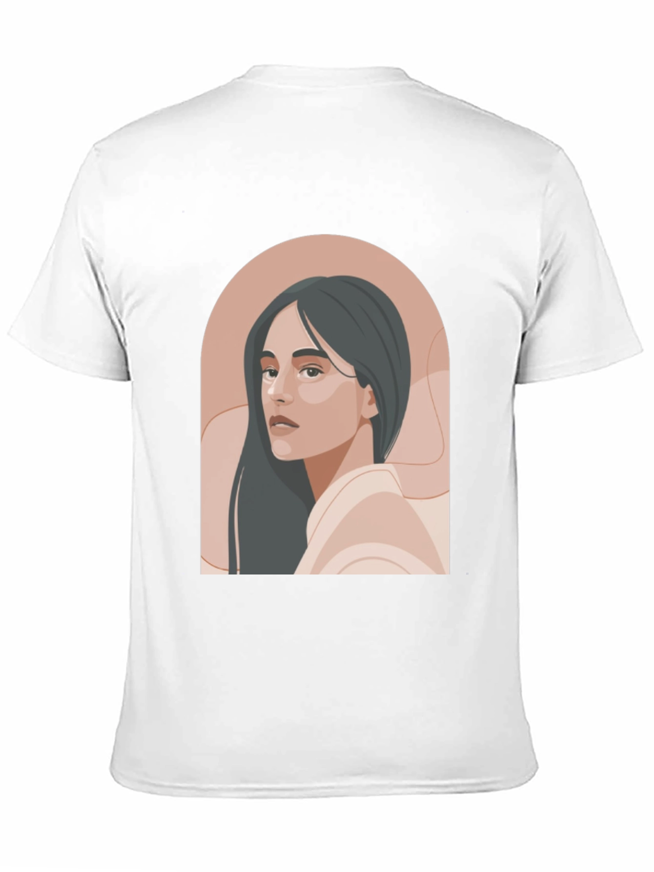 Stylish Portrait Graphic Tee - Modern Unisex Design