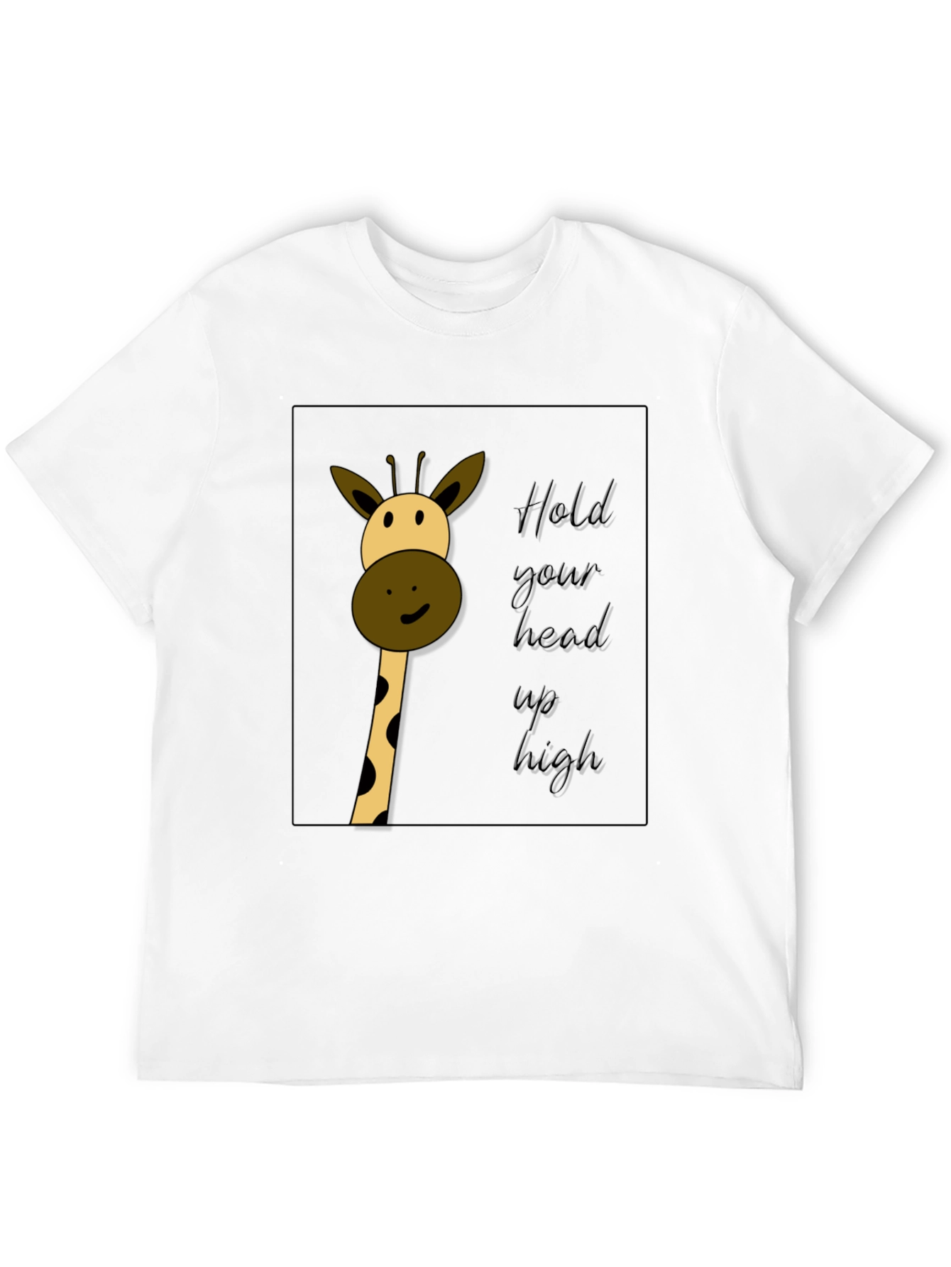 Giraffe Graphic Tee - Hold Your Head Up High