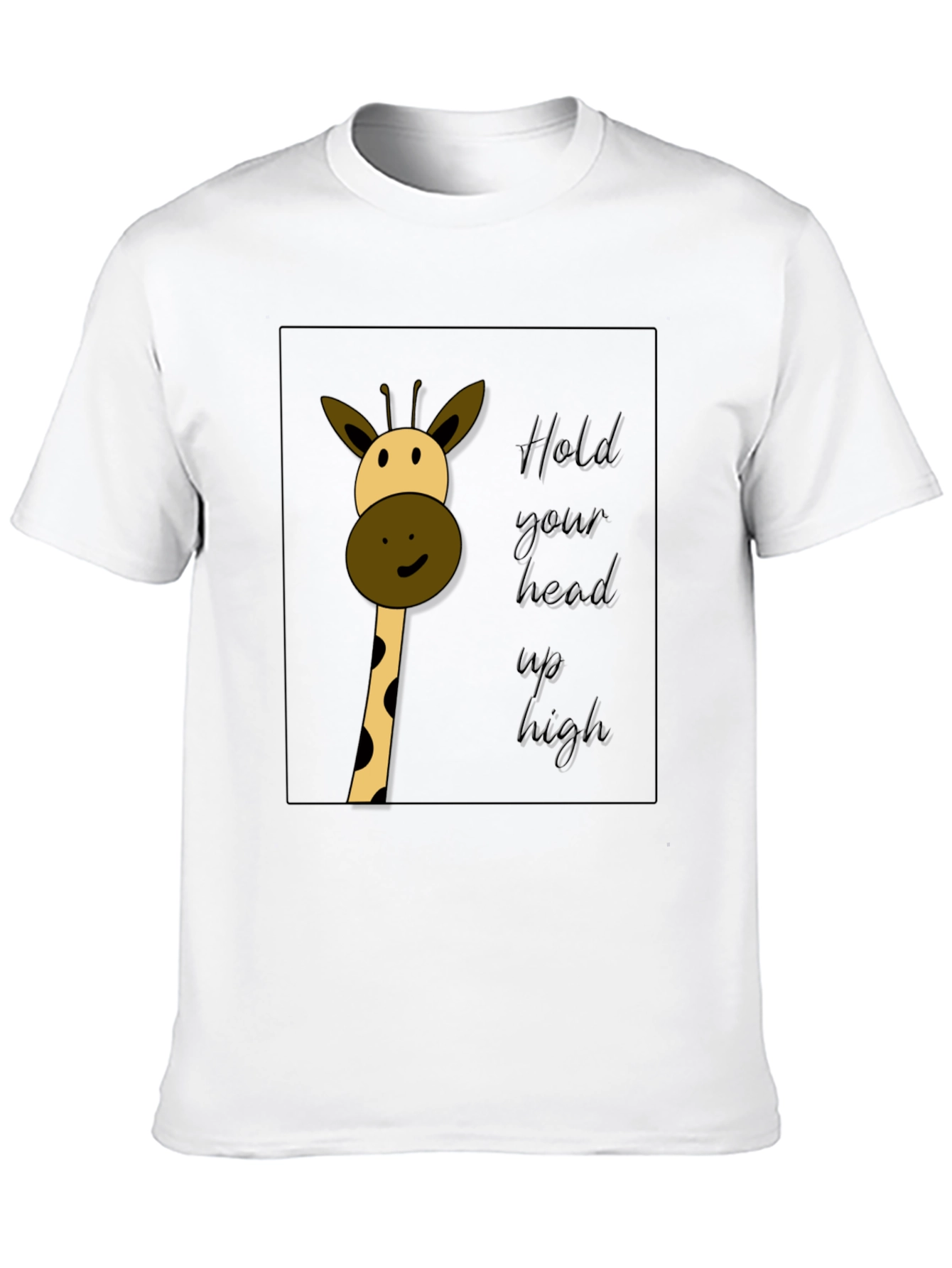 Giraffe Graphic Tee - Hold Your Head Up High