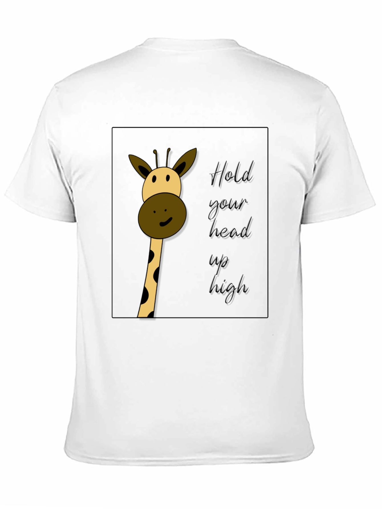 Giraffe Graphic Tee - Hold Your Head Up High