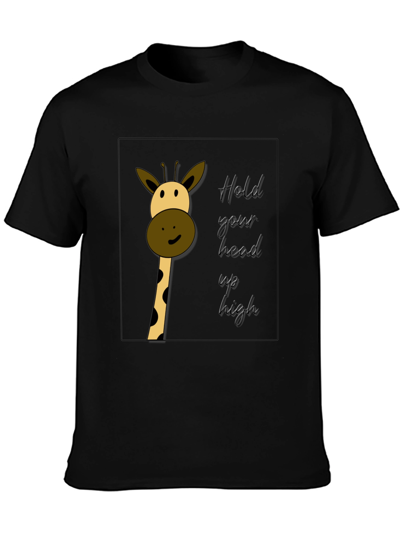 Giraffe Graphic Tee - Hold Your Head Up High
